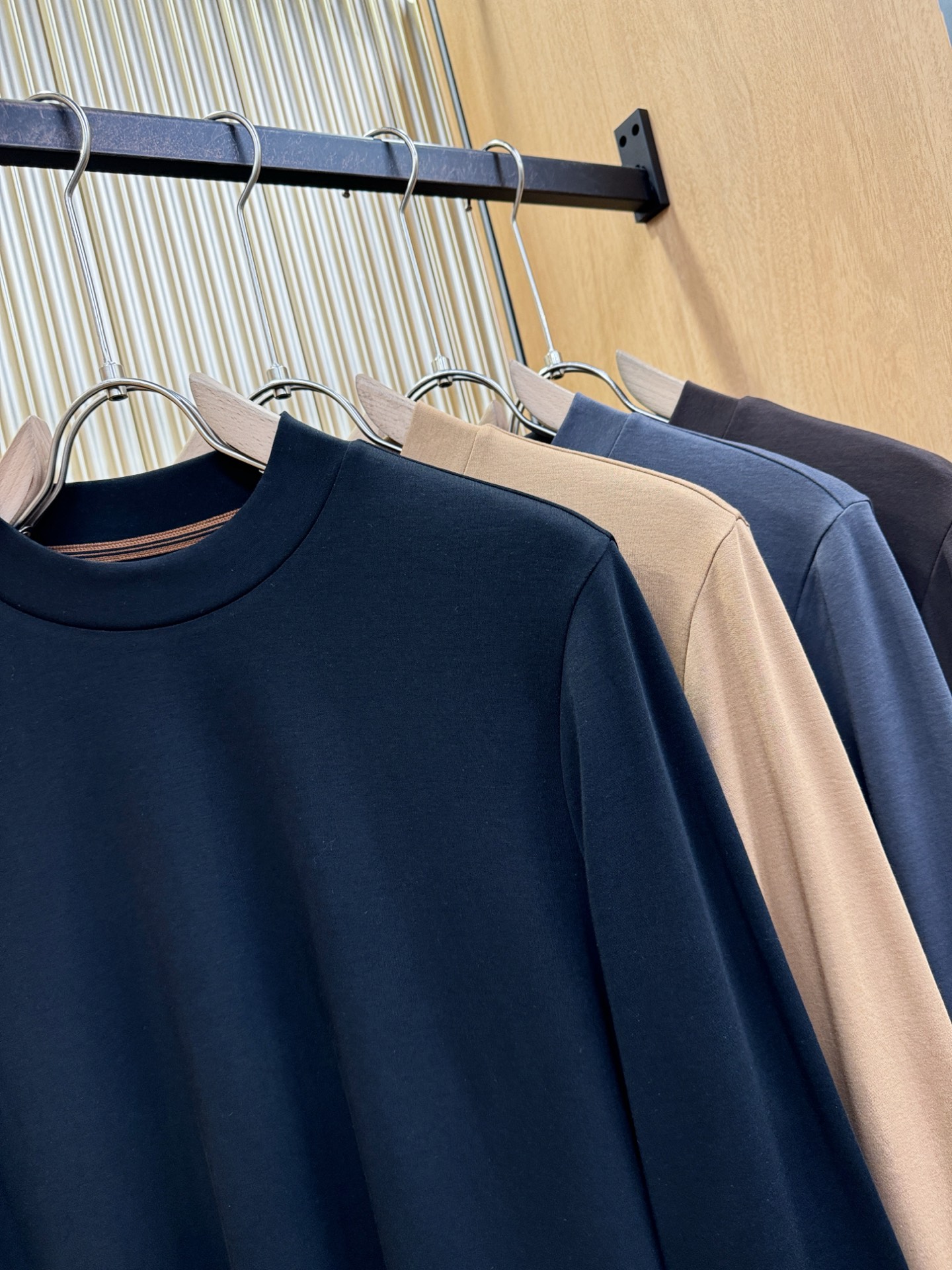 (最大可穿230斤) Ermenegildo Zeg*a杰*亚 2025ss秋冬新品 长袖T恤，经典Lo