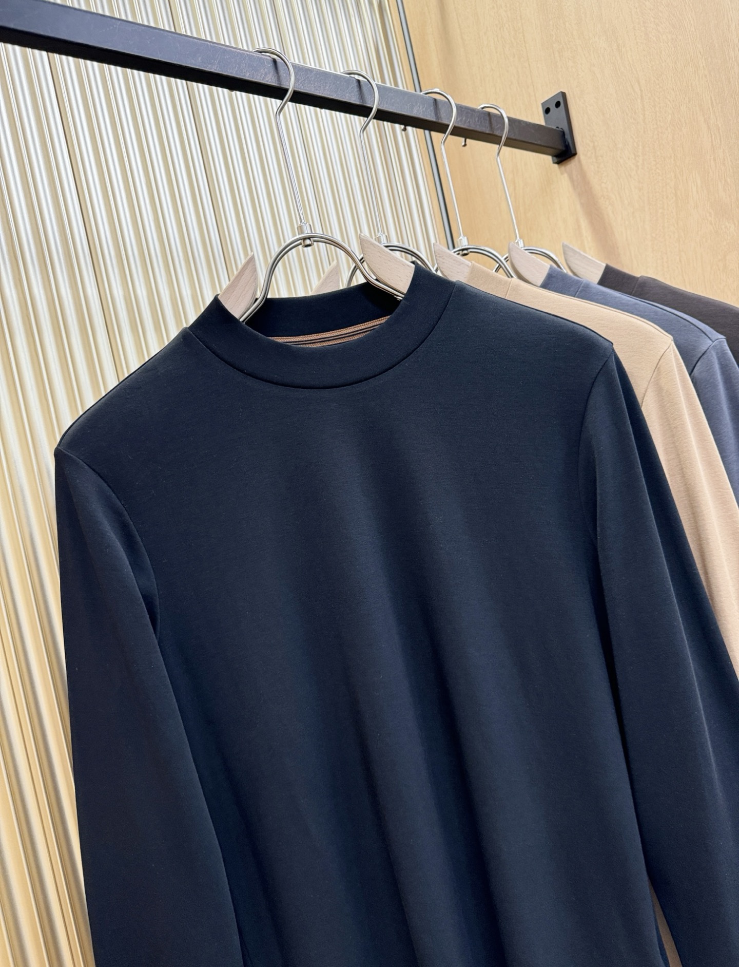 (最大可穿230斤) Ermenegildo Zeg*a杰*亚 2025ss秋冬新品 长袖T恤，经典Lo