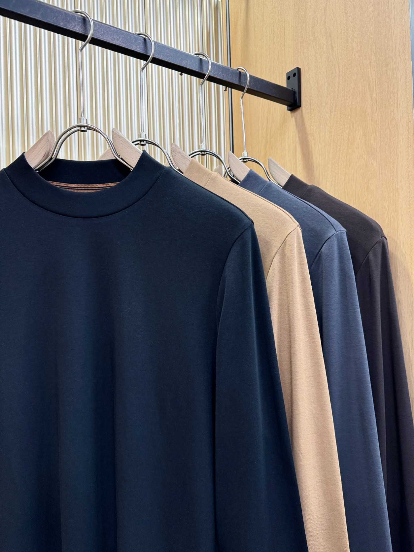 (最大可穿230斤) Ermenegildo Zeg*a杰*亚 2025ss秋冬新品 长袖T恤，经典Lo