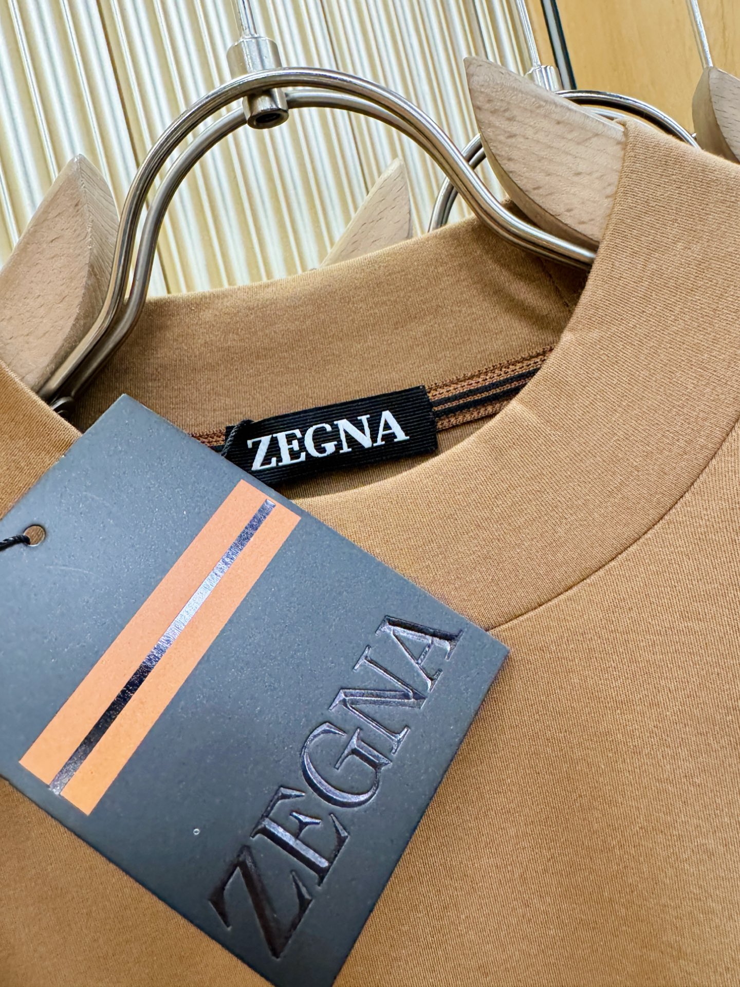 (最大可穿230斤) Ermenegildo Zeg*a杰*亚 2025ss秋冬新品 长袖T恤，经典Lo