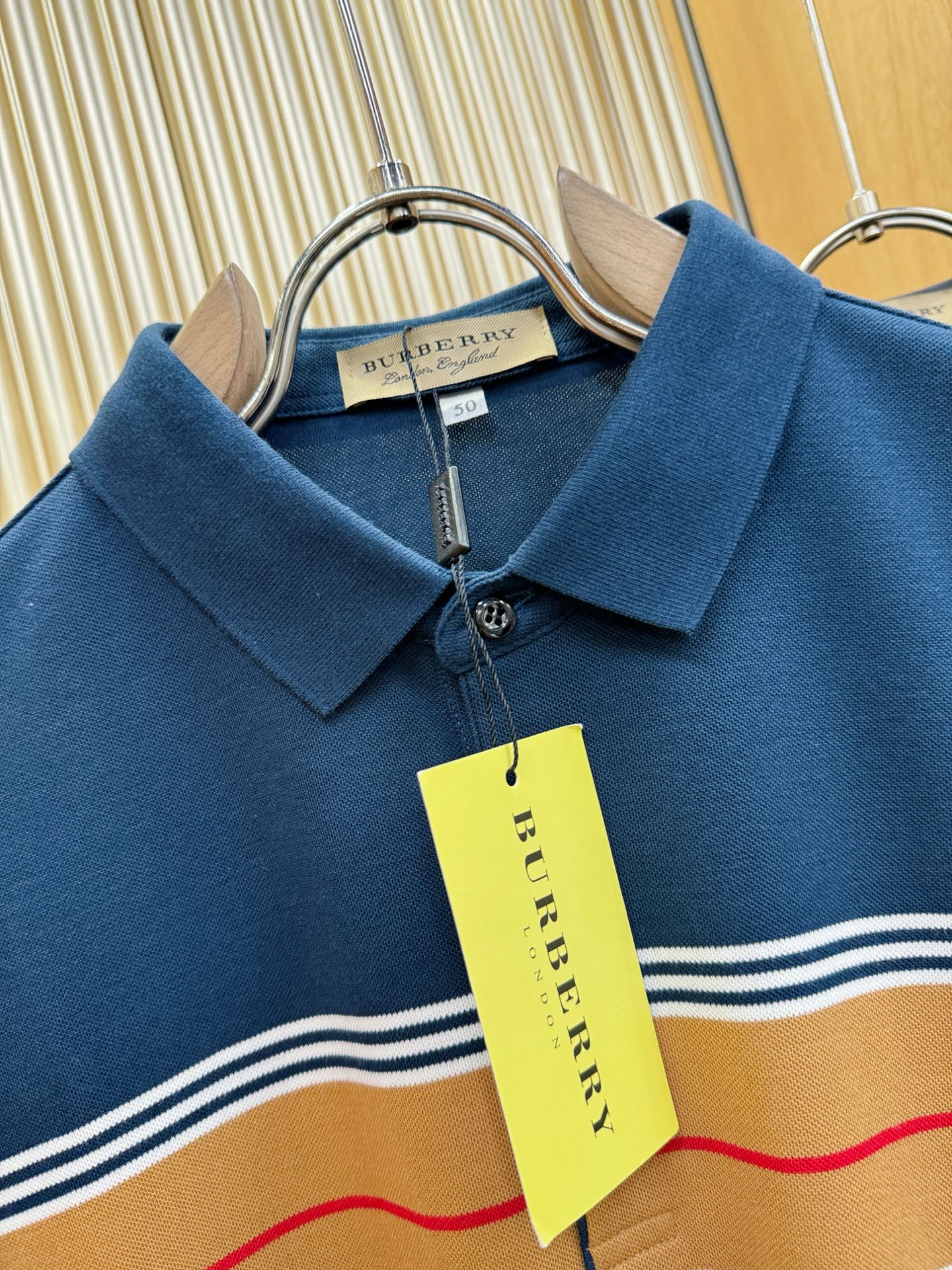 BURBERRY巴宝莉 2025秋季新品，官网同步 经典大气百搭Polo领长袖T恤 胸前Logo经典刺绣