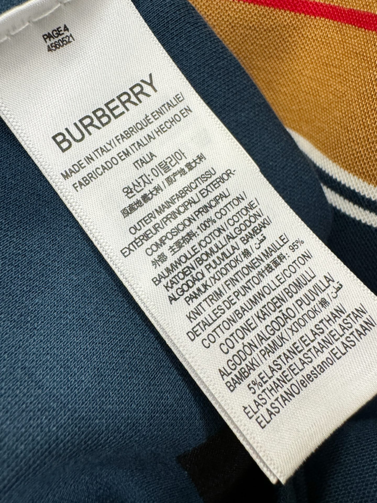BURBERRY巴宝莉 2025秋季新品，官网同步 经典大气百搭Polo领长袖T恤 胸前Logo经典刺绣