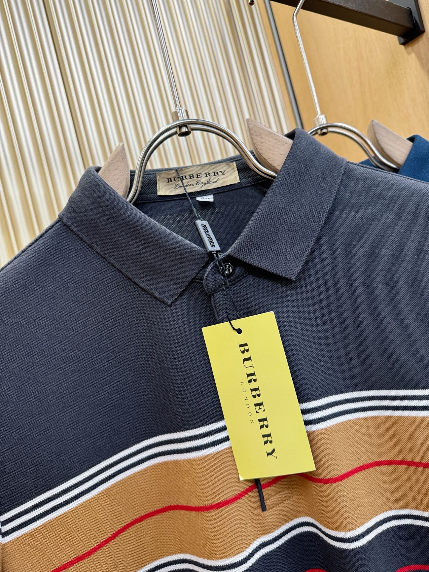 BURBERRY巴宝莉 2025秋季新品，官网同步 经典大气百搭Polo领长袖T恤 胸前Logo经典刺绣