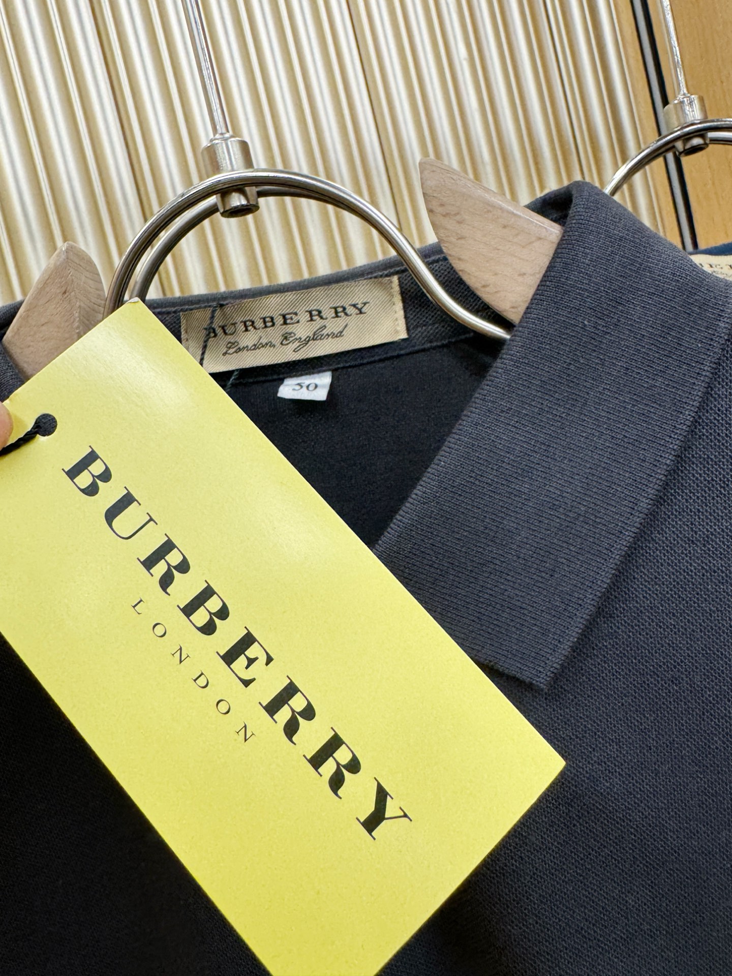 BURBERRY巴宝莉 2025秋季新品，官网同步 经典大气百搭Polo领长袖T恤 胸前Logo经典刺绣