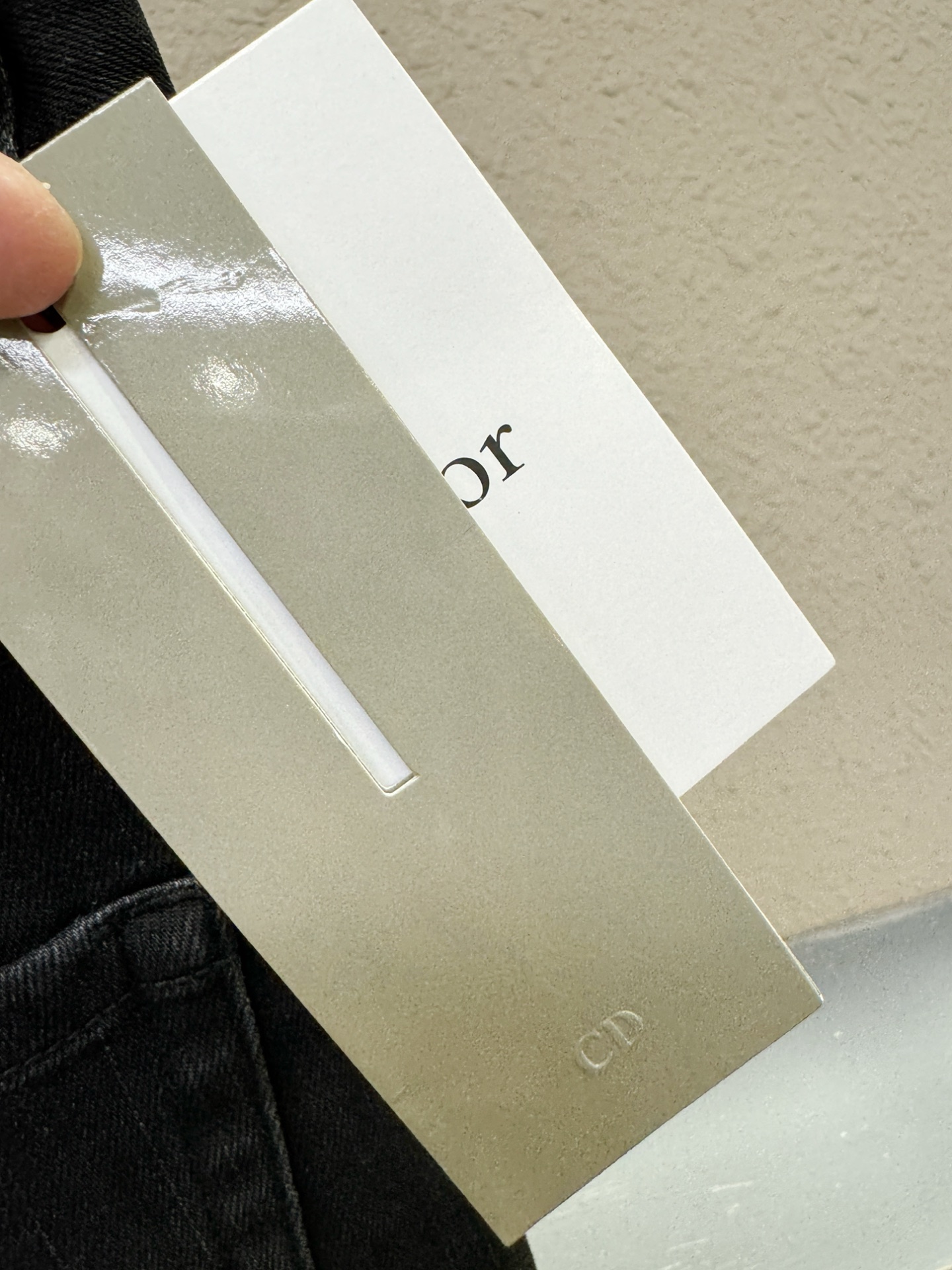 Dior迪奥 2025专柜新品，原版牛仔裤 原版重工打造，品牌经典LOGO设计，三标齐全！原版五金辅料。