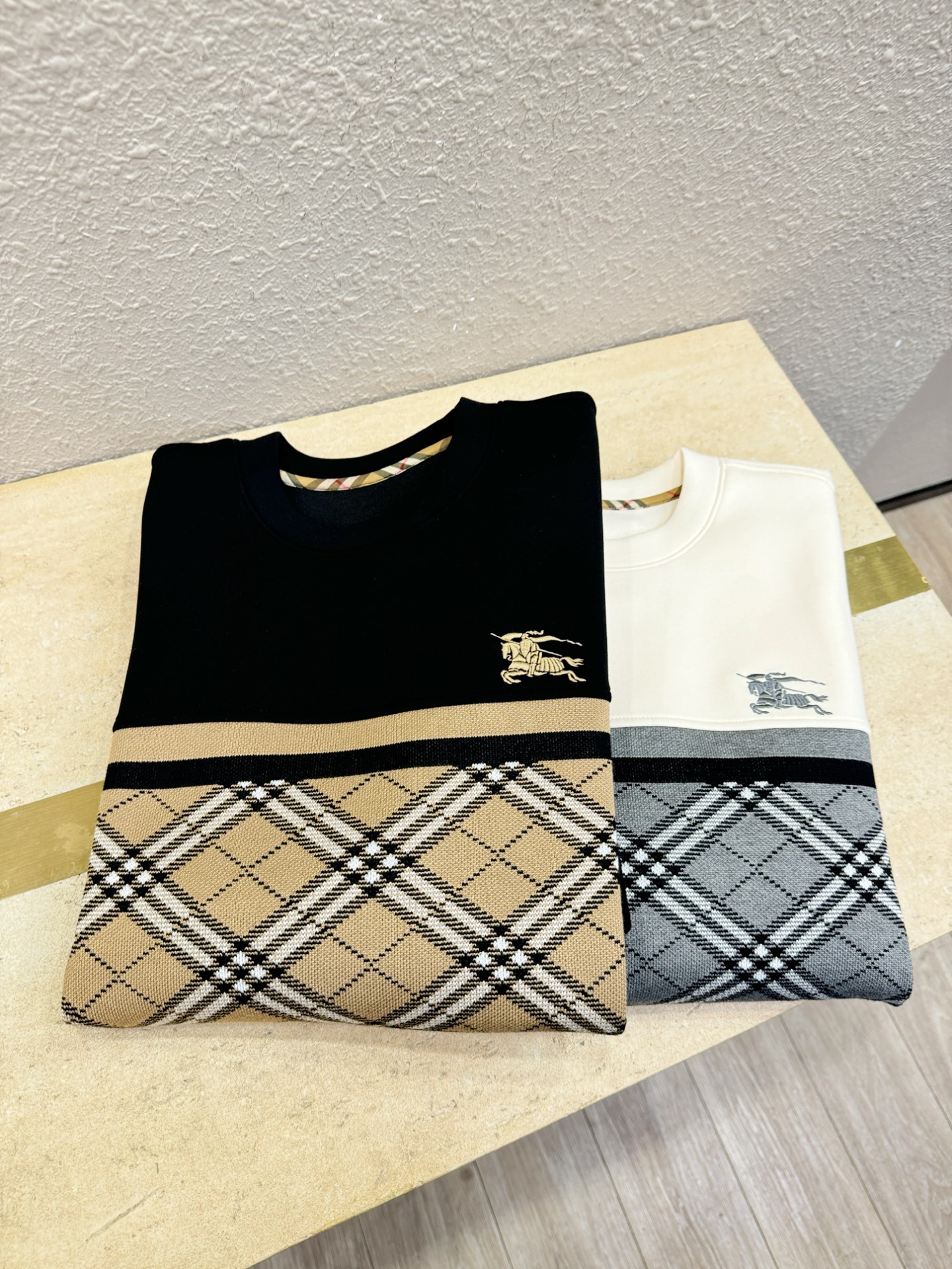 Burberry 2025SS Men's Long Sleeve Sweatshirt Classic Logo Black, M-3XL 4 i1758105932548 3223 0 2