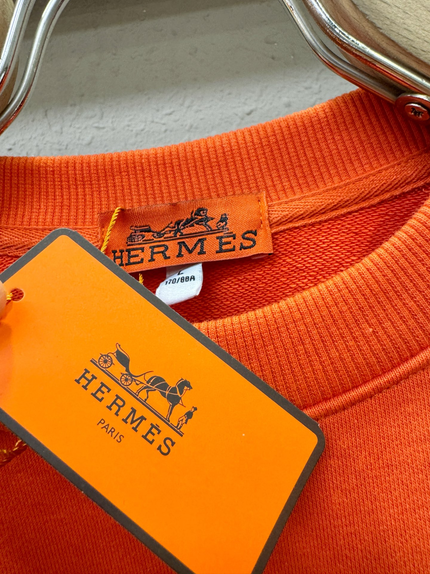 Hermes 2025SS Men's Long Sleeve Top - Classic Logo, Comfortable and Breathable 6 i1758107215466 294 0 4
