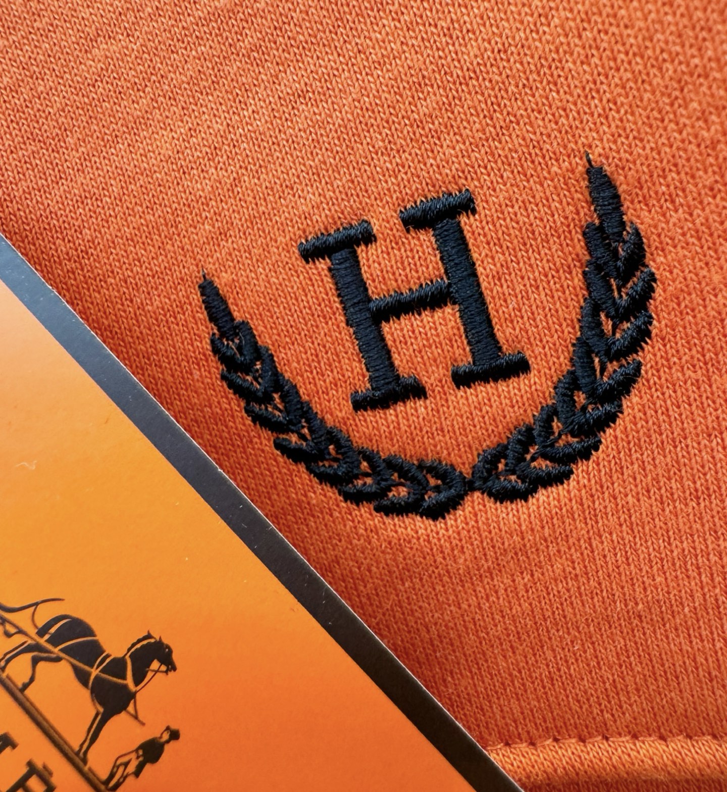Hermes 2025SS Men's Long Sleeve Top - Classic Logo, Comfortable and Breathable 5 i1758107216714 5863 0 3