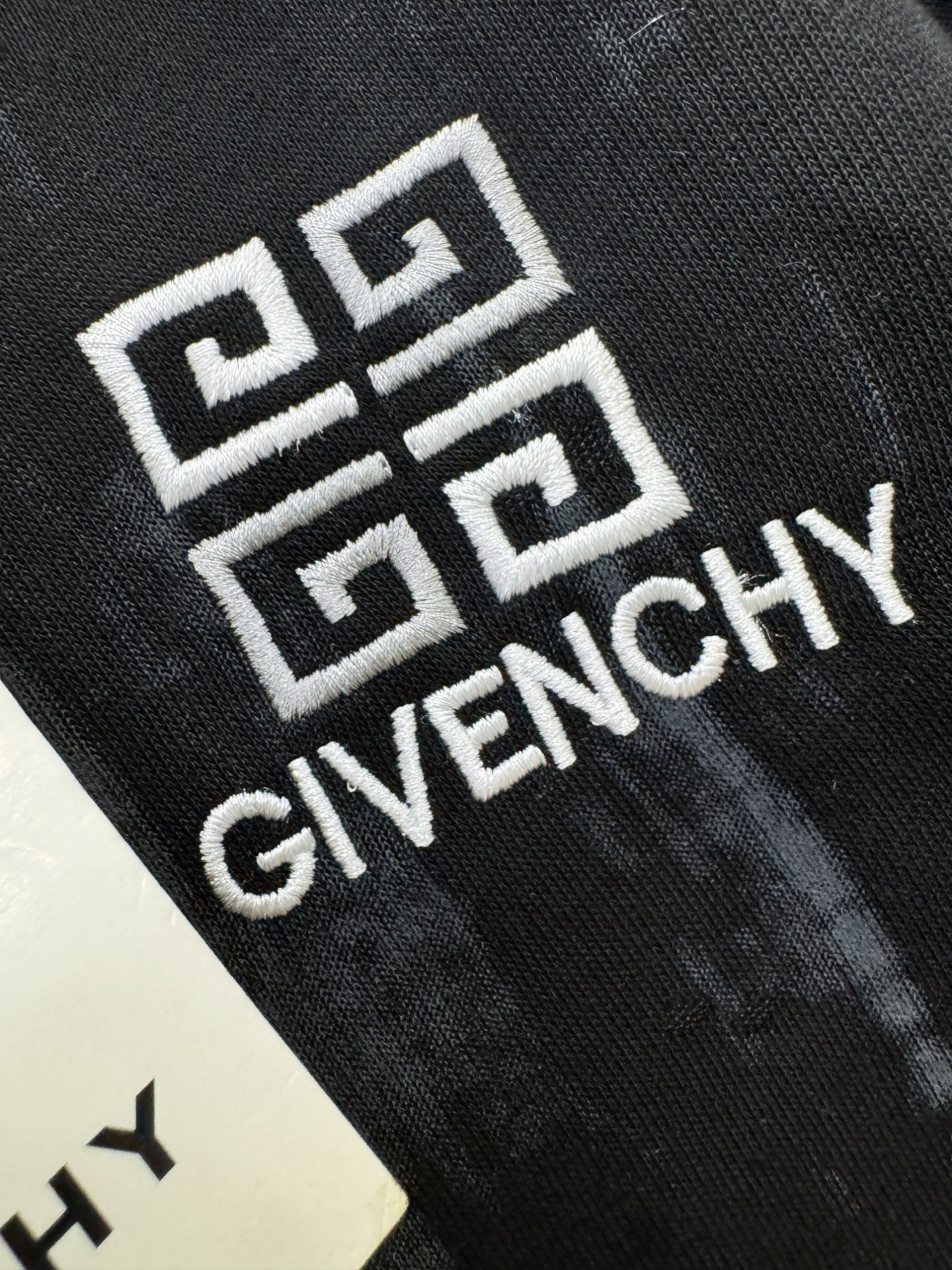 Givenchy Men's Black Logo Long Sleeve Top - Comfortable and Breathable 5 i1758107573905 8468 0 3
