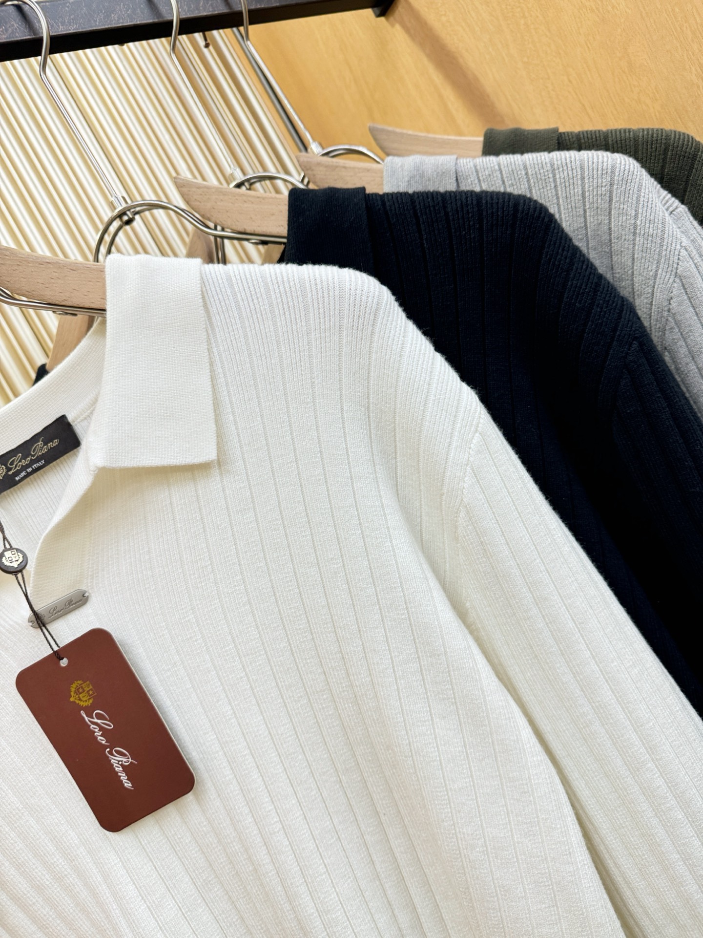Loro Piana Men's Knitted Wool Polo Sweater with Logo Design - Casual Fit 8 i1758108456523 6344 0 6