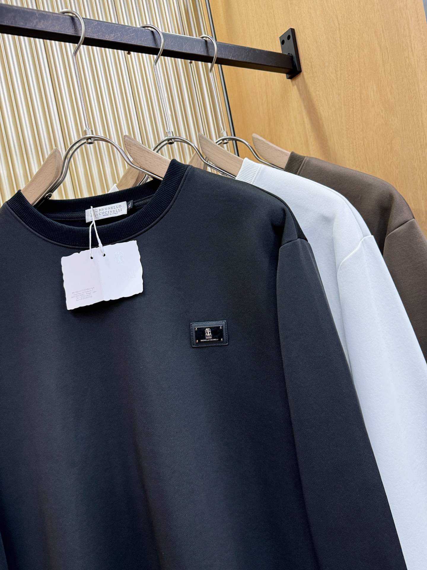 BC布鲁提 2025ss秋冬新品 长袖T恤，经典Logo设计，百搭款 官网同步发售 定制面料，柔软细腻 