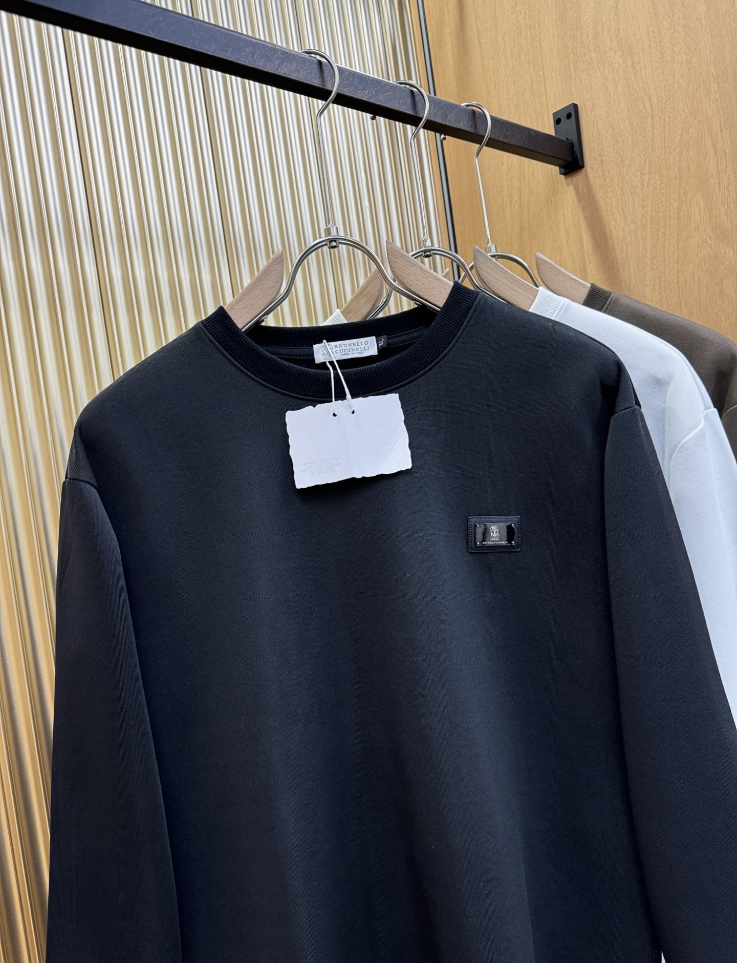 BC布鲁提 2025ss秋冬新品 长袖T恤，经典Logo设计，百搭款 官网同步发售 定制面料，柔软细腻 