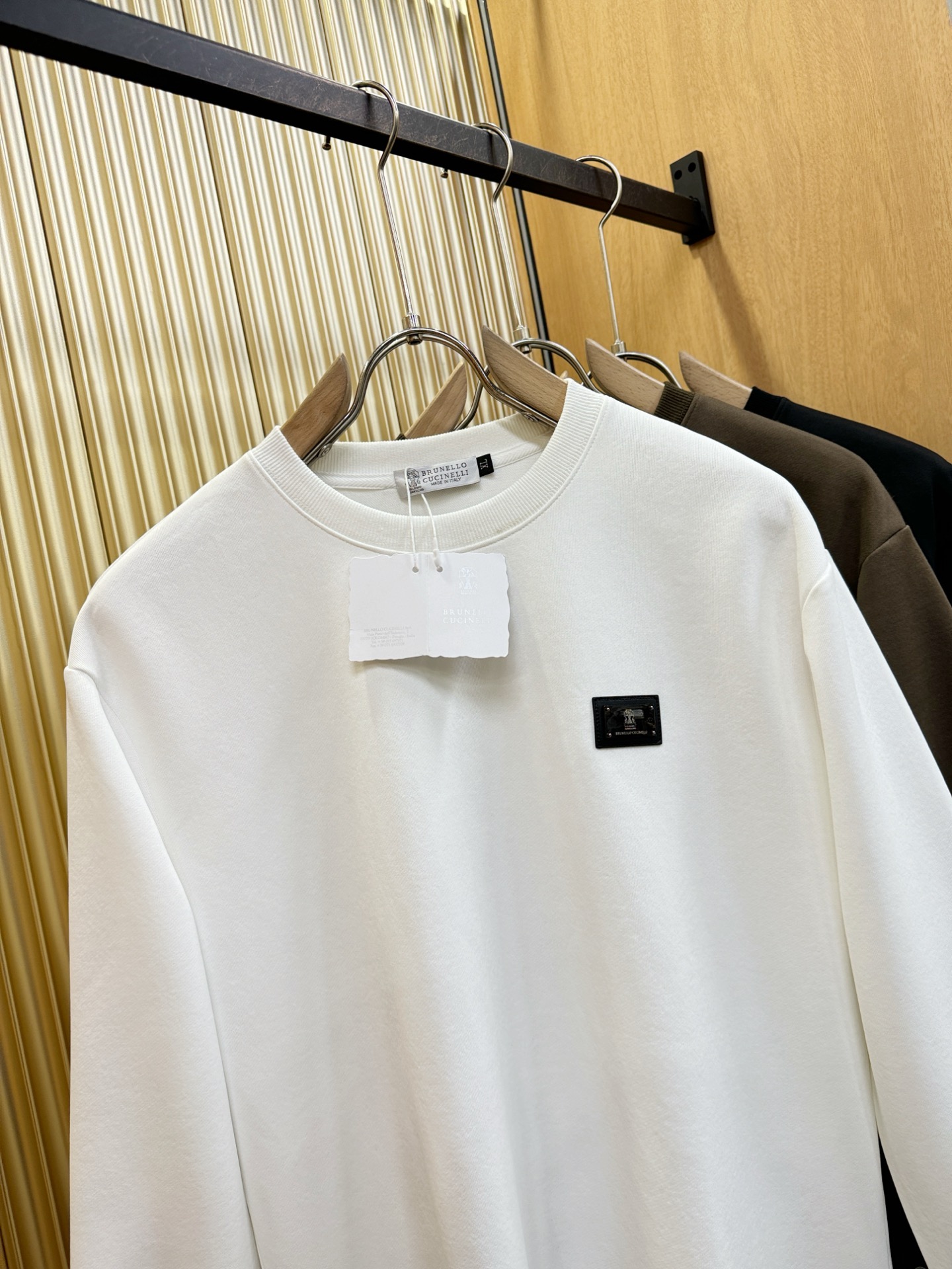 BC布鲁提 2025ss秋冬新品 长袖T恤，经典Logo设计，百搭款 官网同步发售 定制面料，柔软细腻 