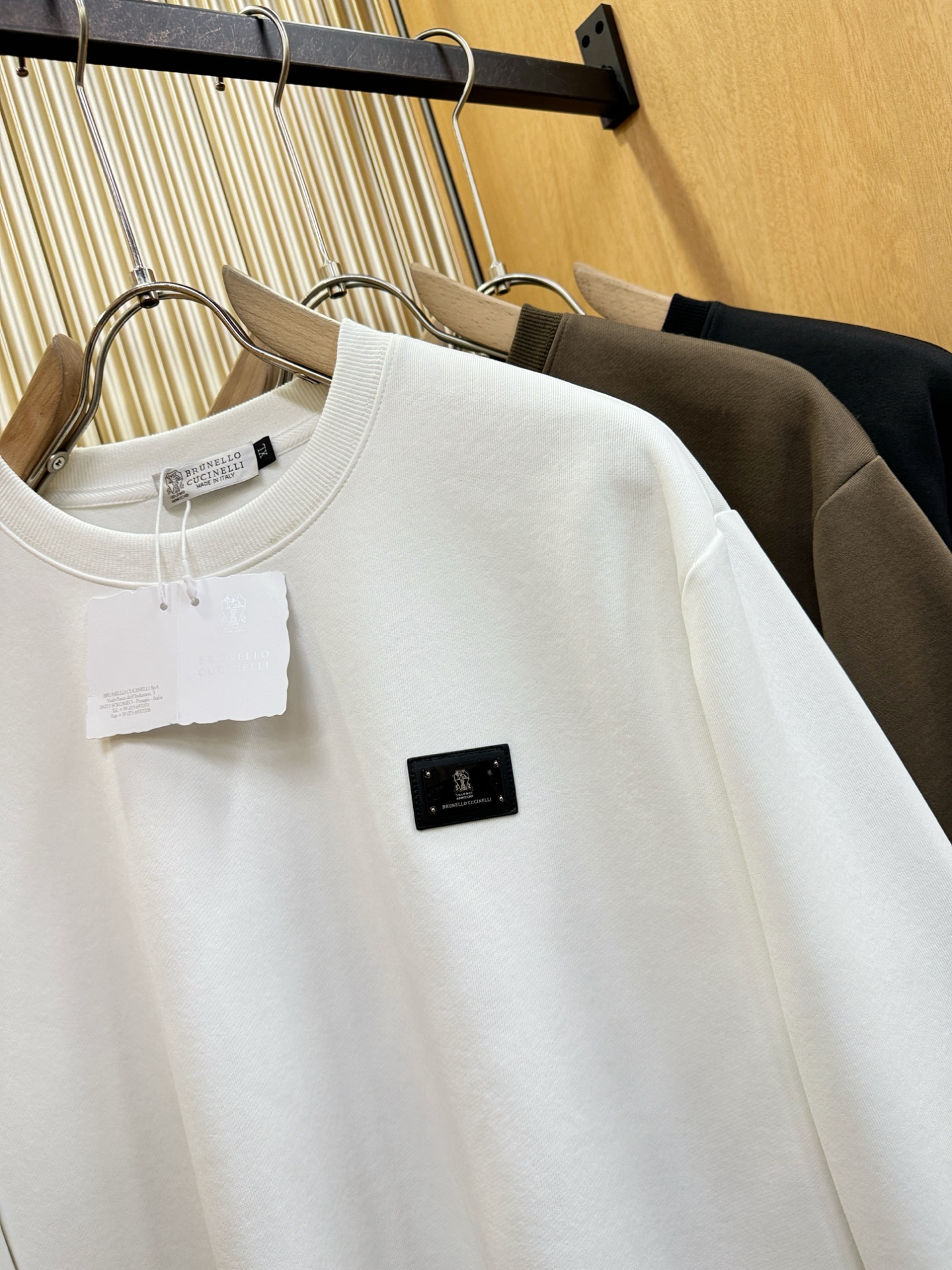 BC布鲁提 2025ss秋冬新品 长袖T恤，经典Logo设计，百搭款 官网同步发售 定制面料，柔软细腻 