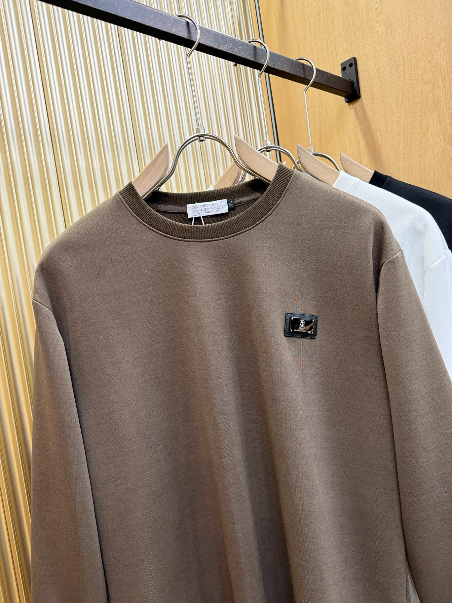 BC布鲁提 2025ss秋冬新品 长袖T恤，经典Logo设计，百搭款 官网同步发售 定制面料，柔软细腻 