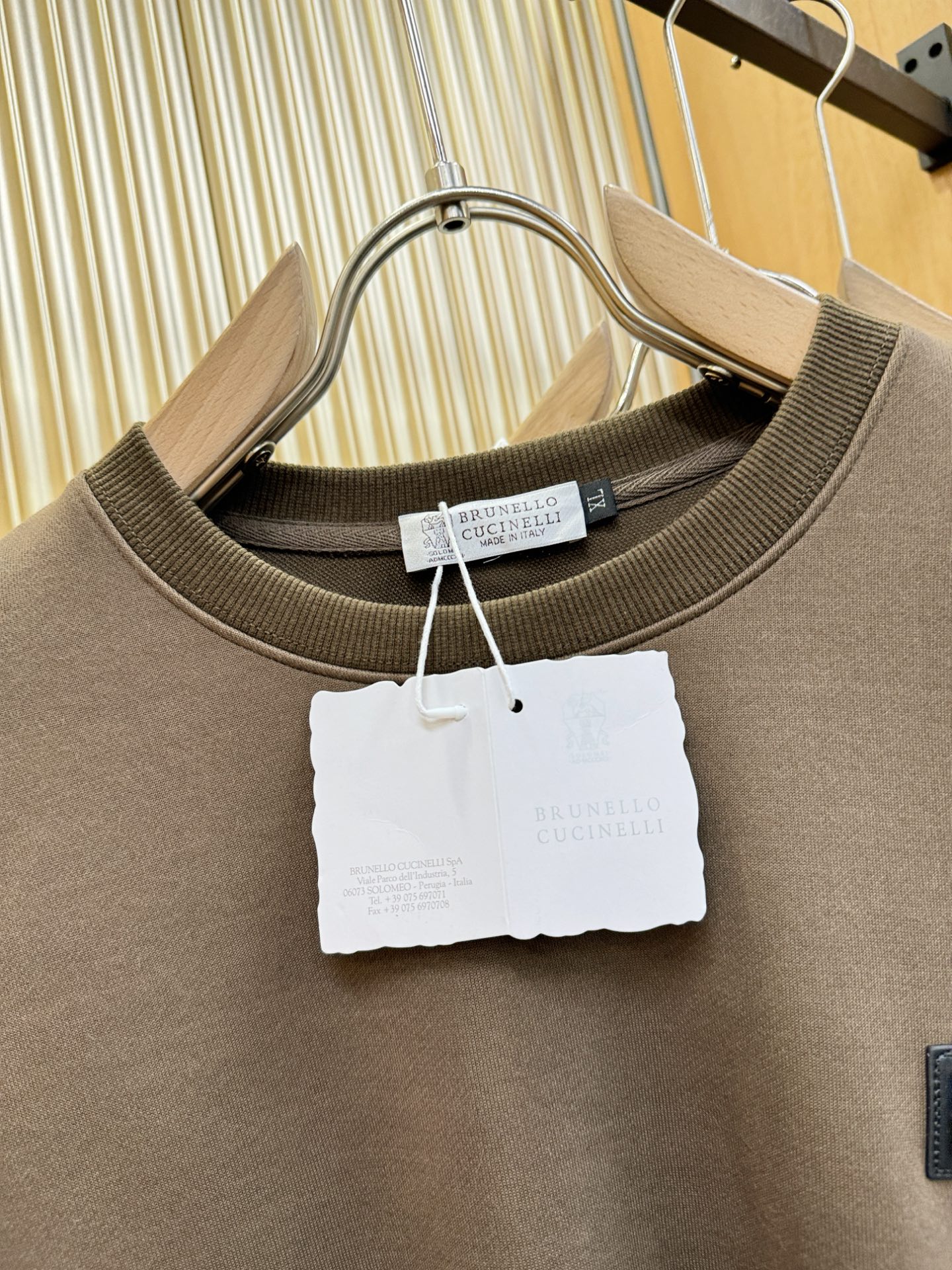 BC布鲁提 2025ss秋冬新品 长袖T恤，经典Logo设计，百搭款 官网同步发售 定制面料，柔软细腻 