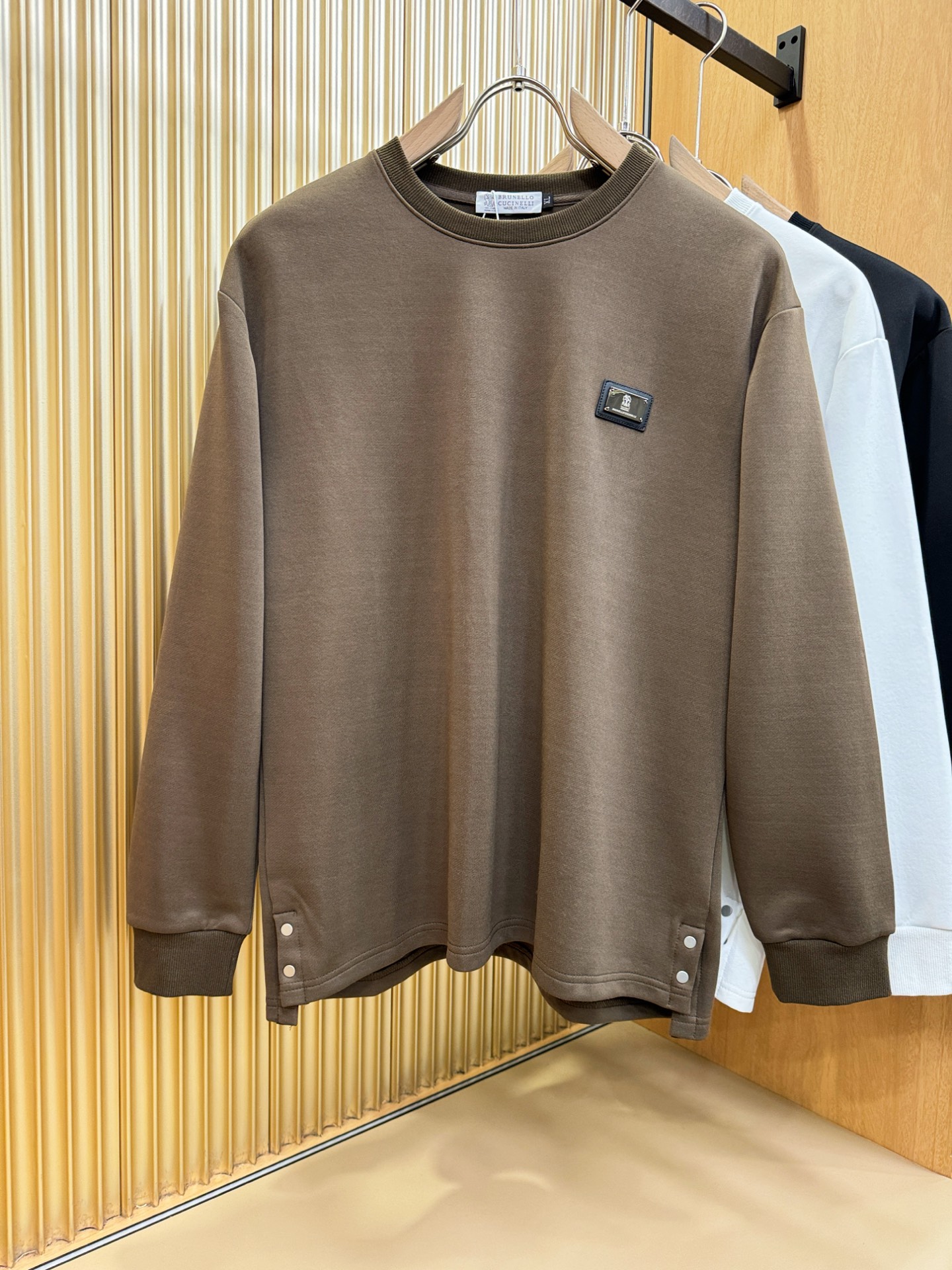 BC布鲁提 2025ss秋冬新品 长袖T恤，经典Logo设计，百搭款 官网同步发售 定制面料，柔软细腻 