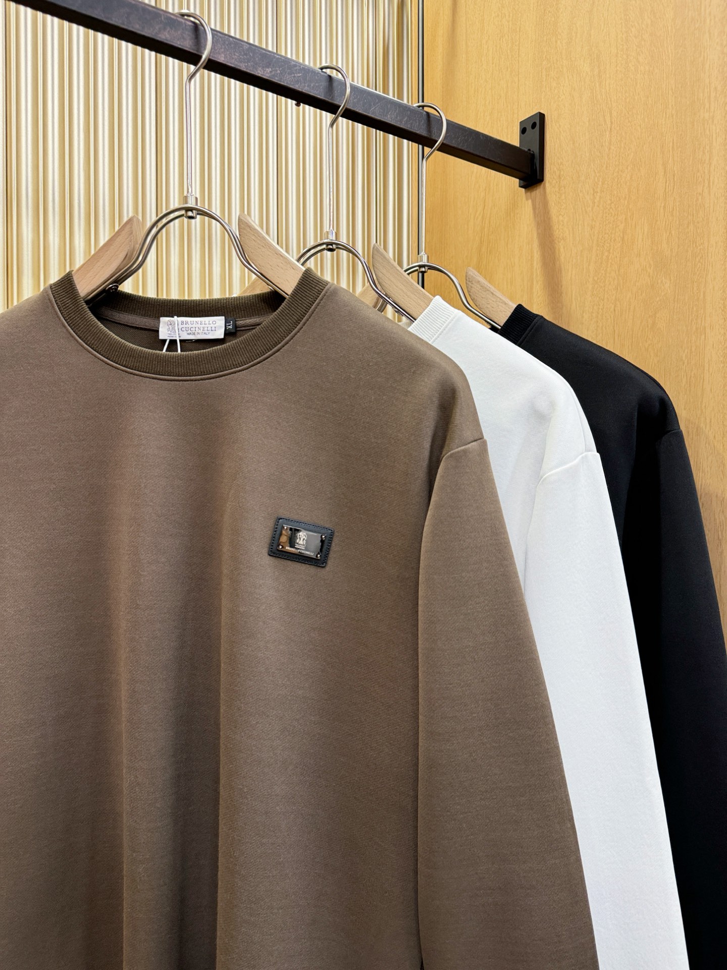 BC布鲁提 2025ss秋冬新品 长袖T恤，经典Logo设计，百搭款 官网同步发售 定制面料，柔软细腻 