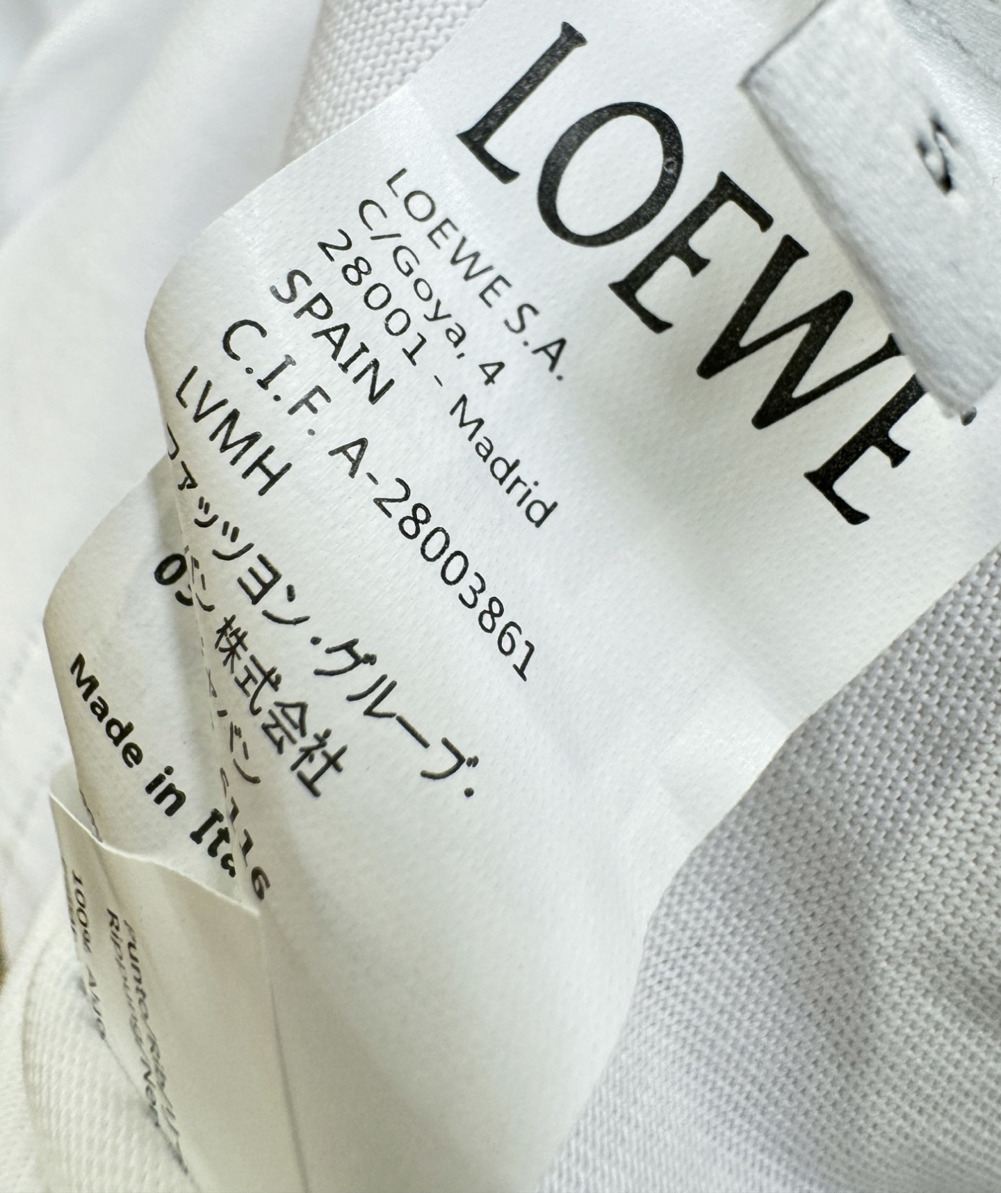 LOEWE罗意威 2025ss秋冬新品 长袖T恤，经典Logo设计，百搭款 官网同步发售 定制面料，柔软