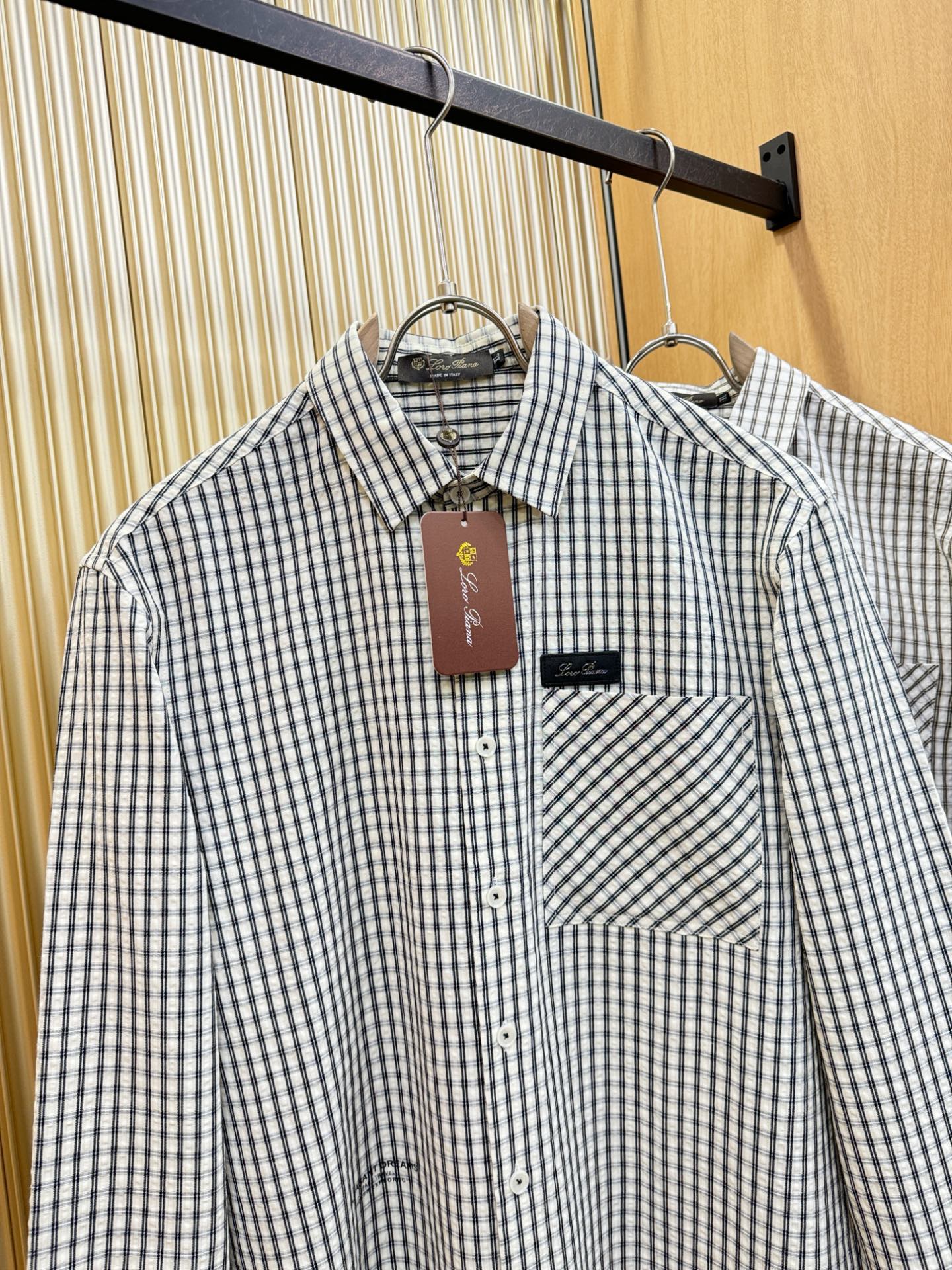 Loro Piana诺悠翩雅 2025新款衬衫，贸易公司渠道稀出，领先官网发售！经典休闲衬衫搭配独特的设