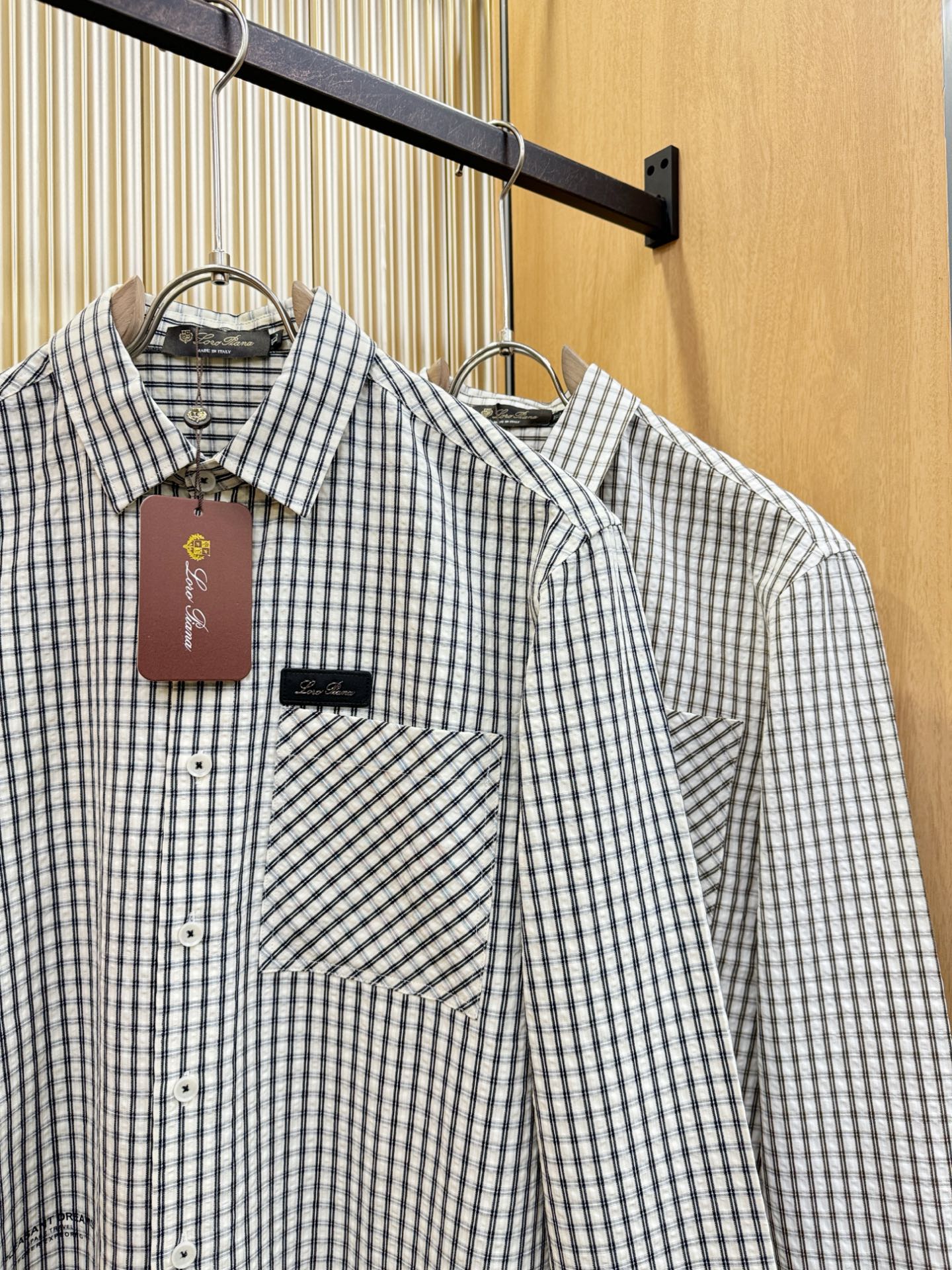 Loro Piana诺悠翩雅 2025新款衬衫，贸易公司渠道稀出，领先官网发售！经典休闲衬衫搭配独特的设