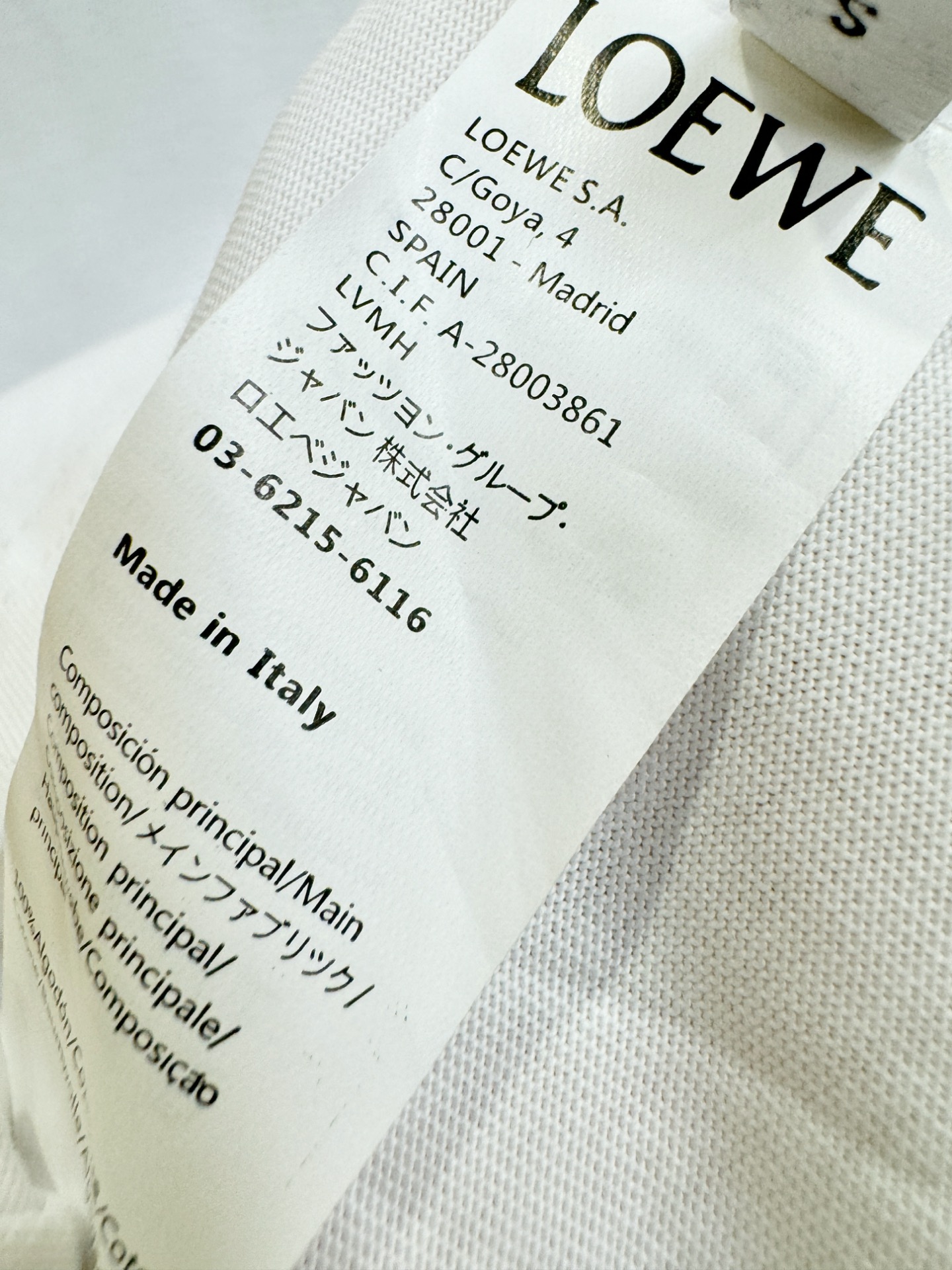 LOEWE罗意威 2025ss秋冬新品 长袖T恤，经典Logo设计，百搭款 官网同步发售 定制面料，柔软