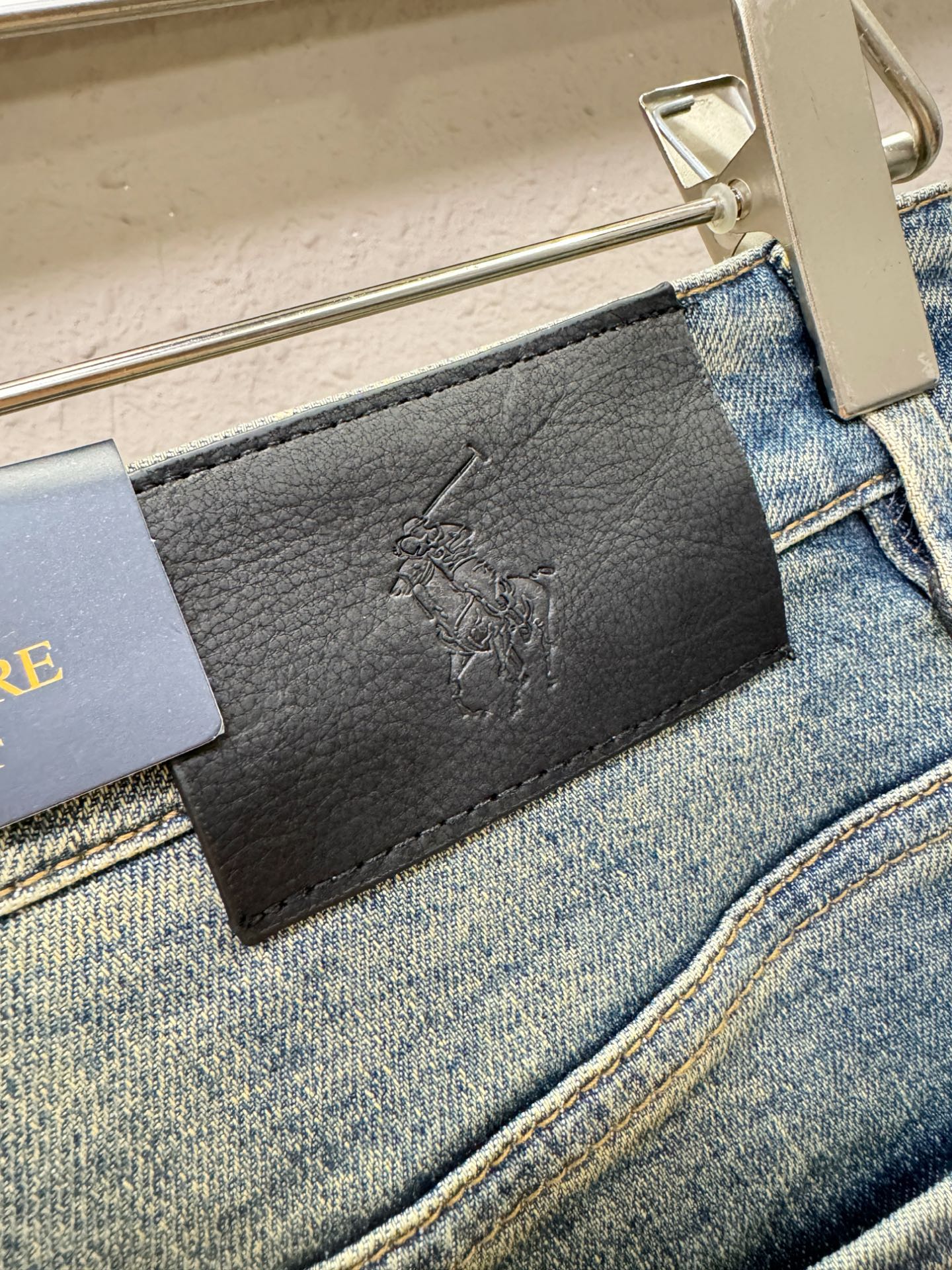 POLO 2025专柜新品，原版牛仔裤 原版重工打造，品牌经典LOGO设计，三标齐全！原版五金辅料。专柜