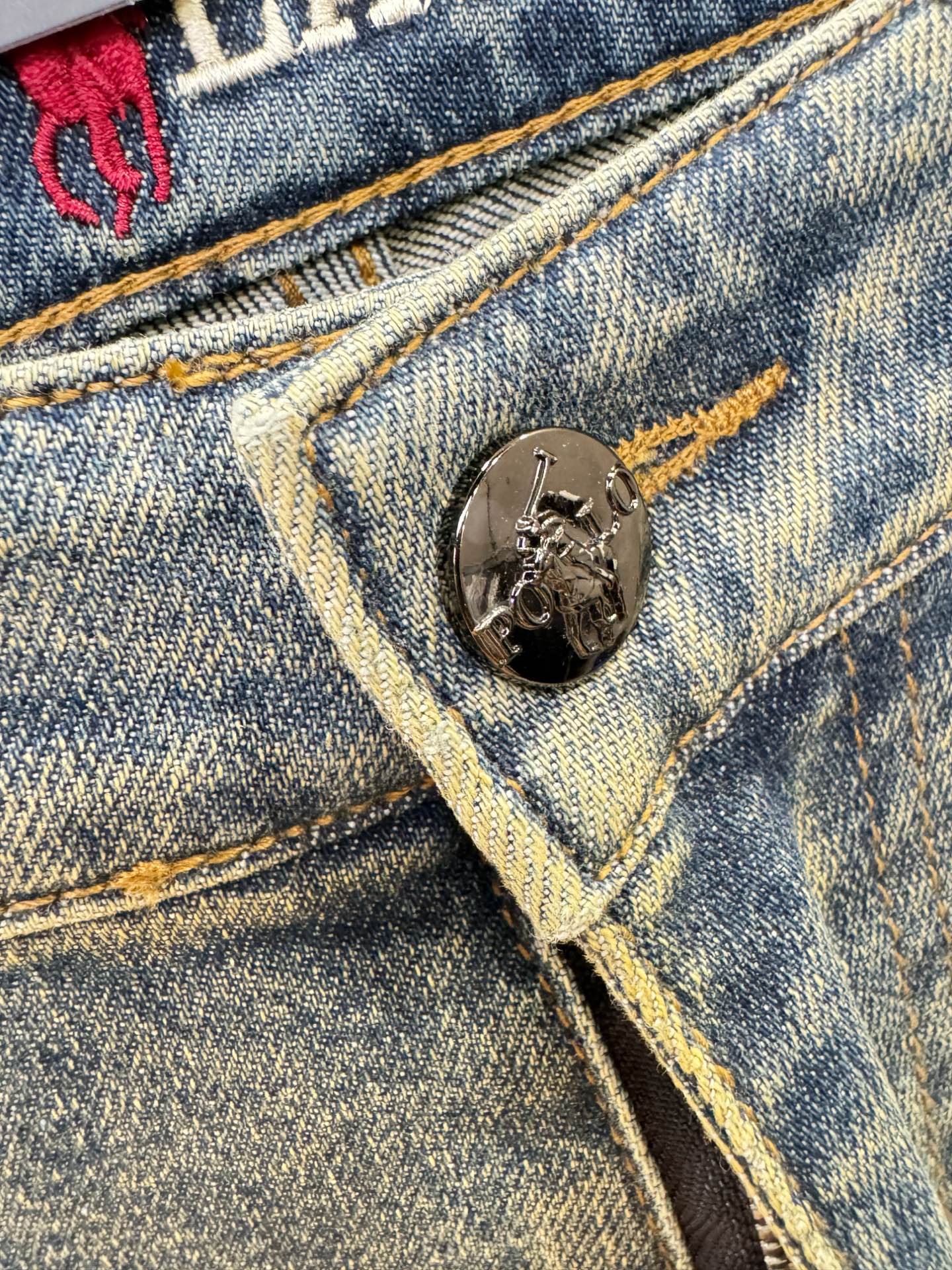 POLO 2025专柜新品，原版牛仔裤 原版重工打造，品牌经典LOGO设计，三标齐全！原版五金辅料。专柜