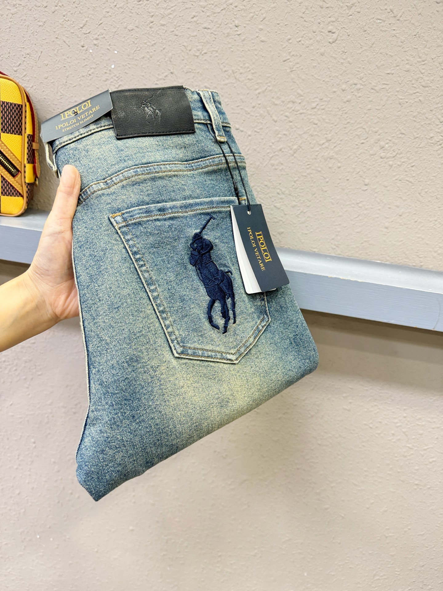 POLO 2025专柜新品，原版牛仔裤 原版重工打造，品牌经典LOGO设计，三标齐全！原版五金辅料。专柜