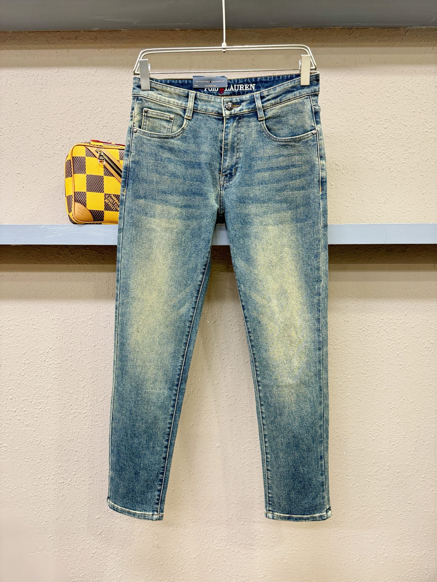 POLO 2025专柜新品，原版牛仔裤 原版重工打造，品牌经典LOGO设计，三标齐全！原版五金辅料。专柜