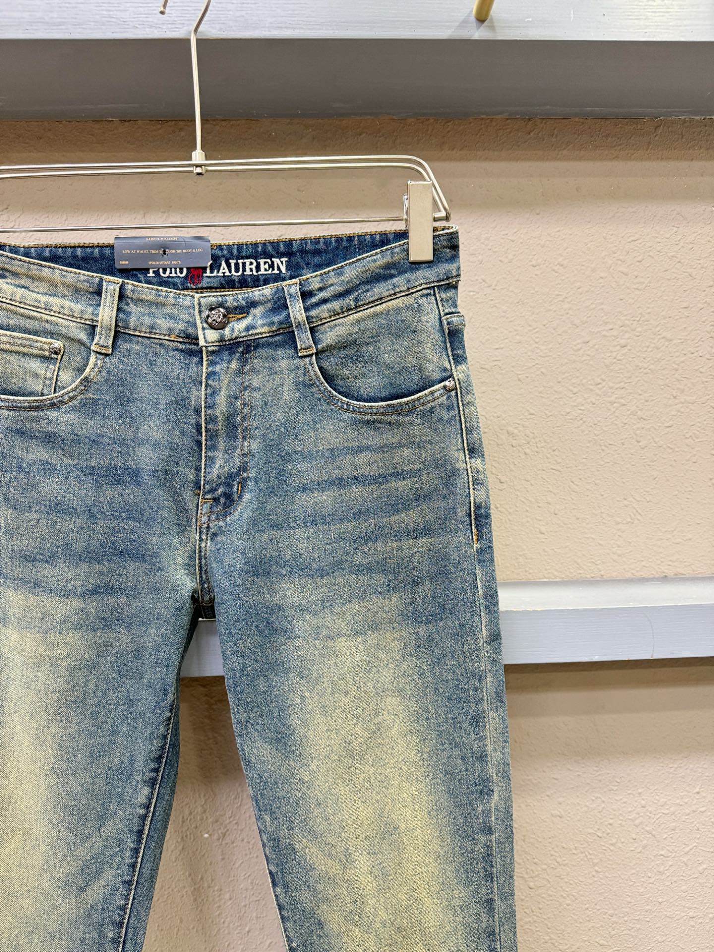 POLO 2025专柜新品，原版牛仔裤 原版重工打造，品牌经典LOGO设计，三标齐全！原版五金辅料。专柜