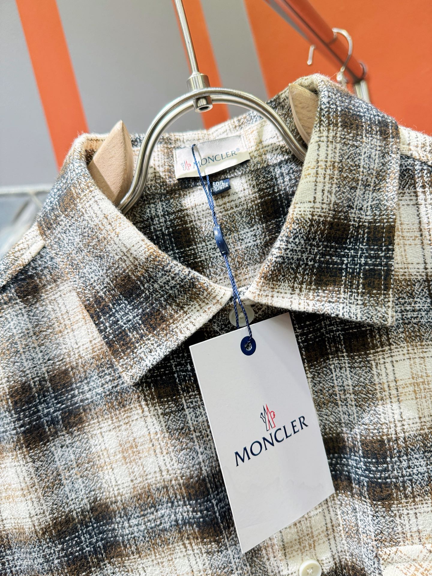 (最大可穿200斤)Moncler蒙口 2025新款衬衫，贸易公司渠道稀出，领先官网发售！经典休闲衬衫搭