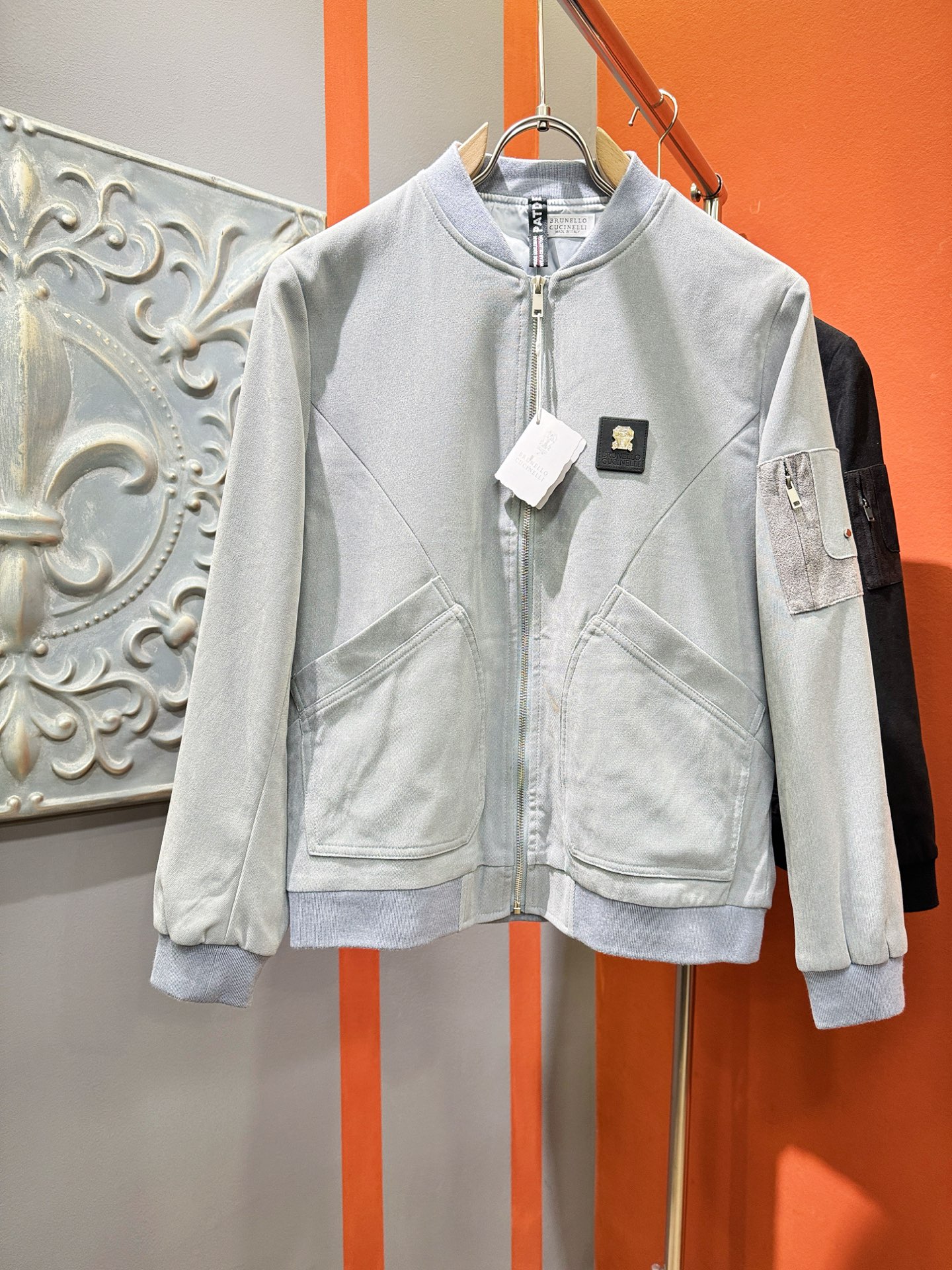 BC布鲁提 2025秋季新款夹克外套，原单狠货 意大利进口面料时尚夹克外套。欧洲专柜同步，上身更随意大方