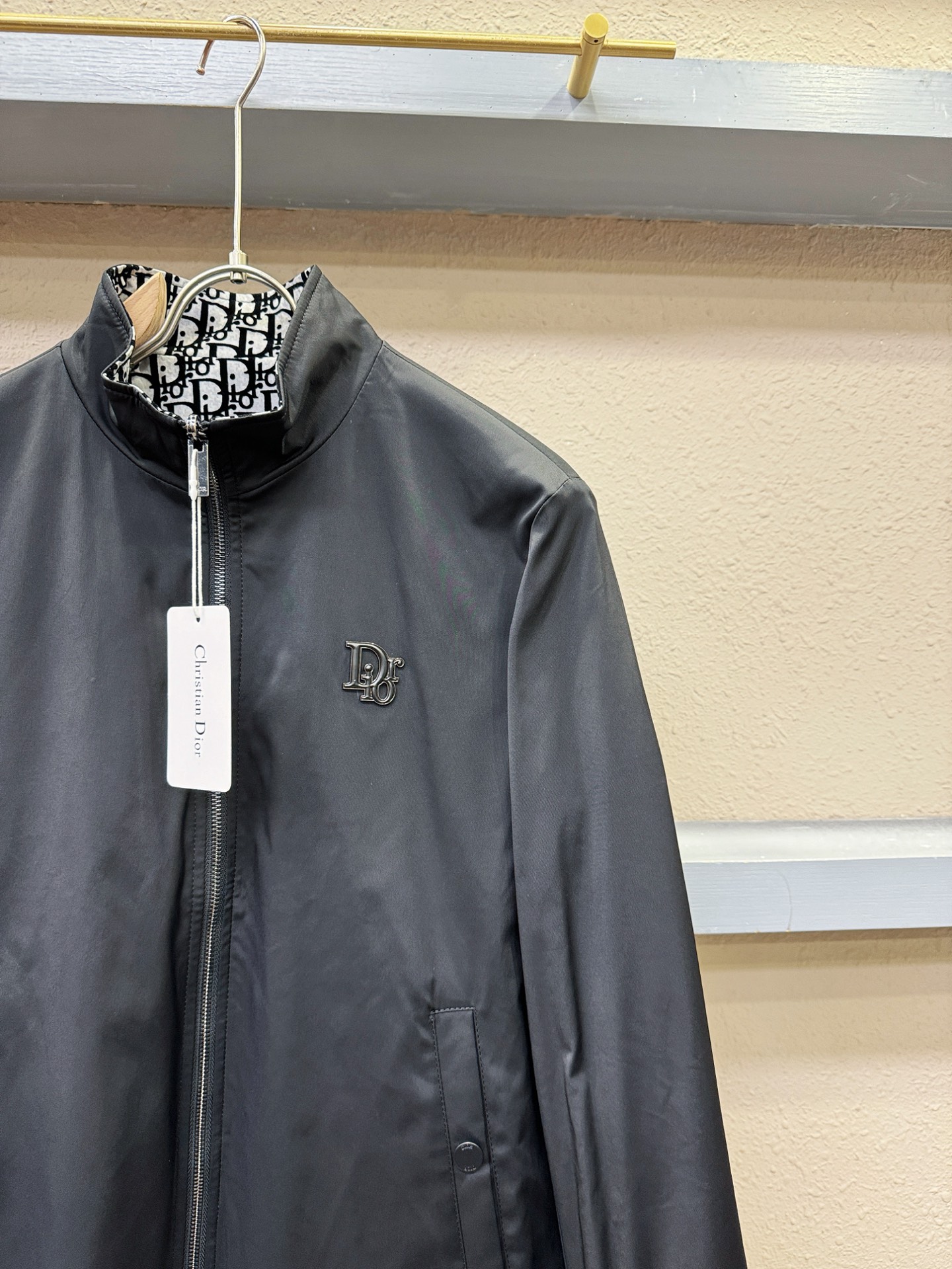 双面夹克 Dior迪奥 2025秋冬新款双面夹克外套，两面可穿，原单狠货 意大利进口面料时尚夹克外套。欧