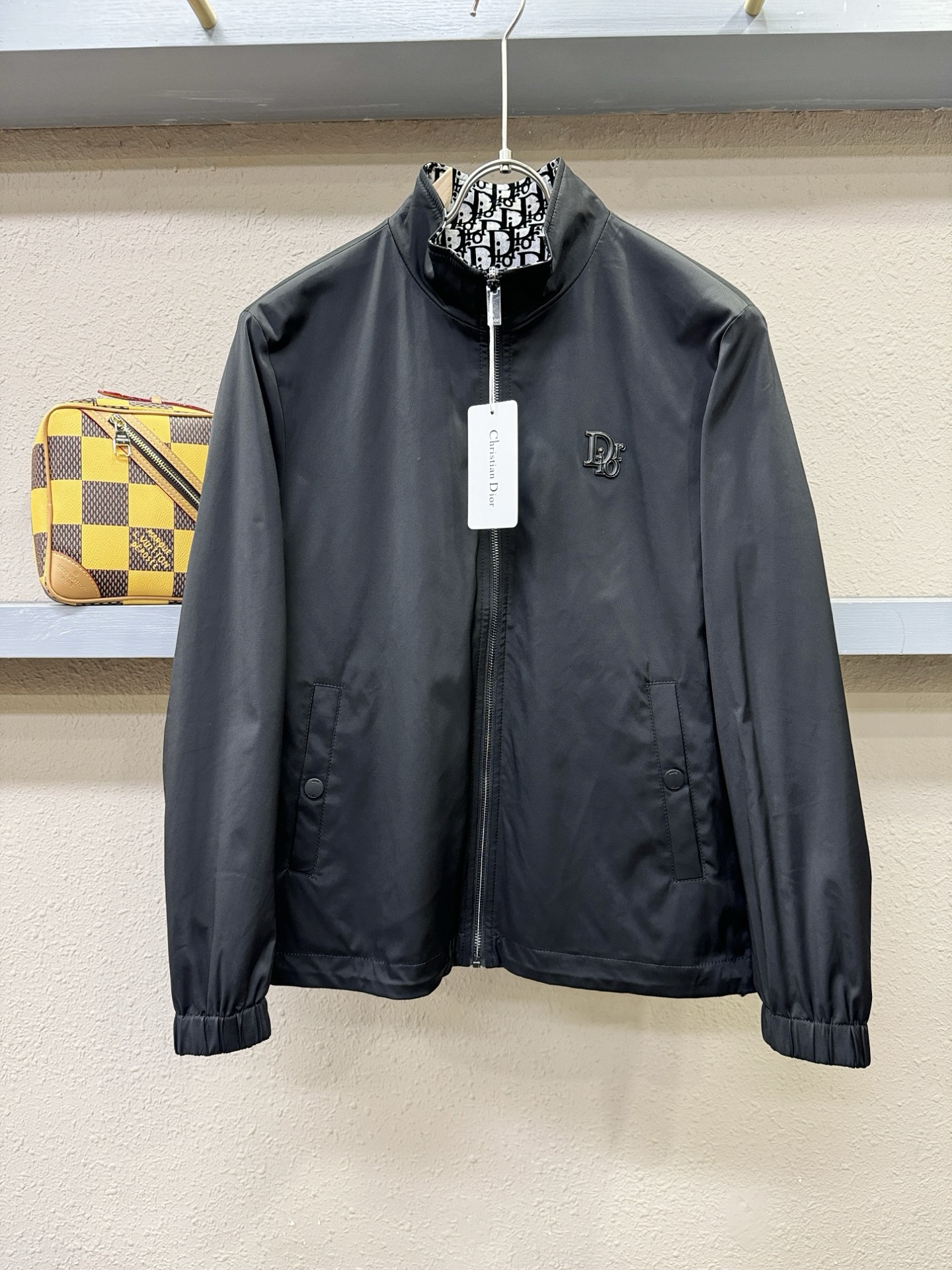 双面夹克 Dior迪奥 2025秋冬新款双面夹克外套，两面可穿，原单狠货 意大利进口面料时尚夹克外套。欧