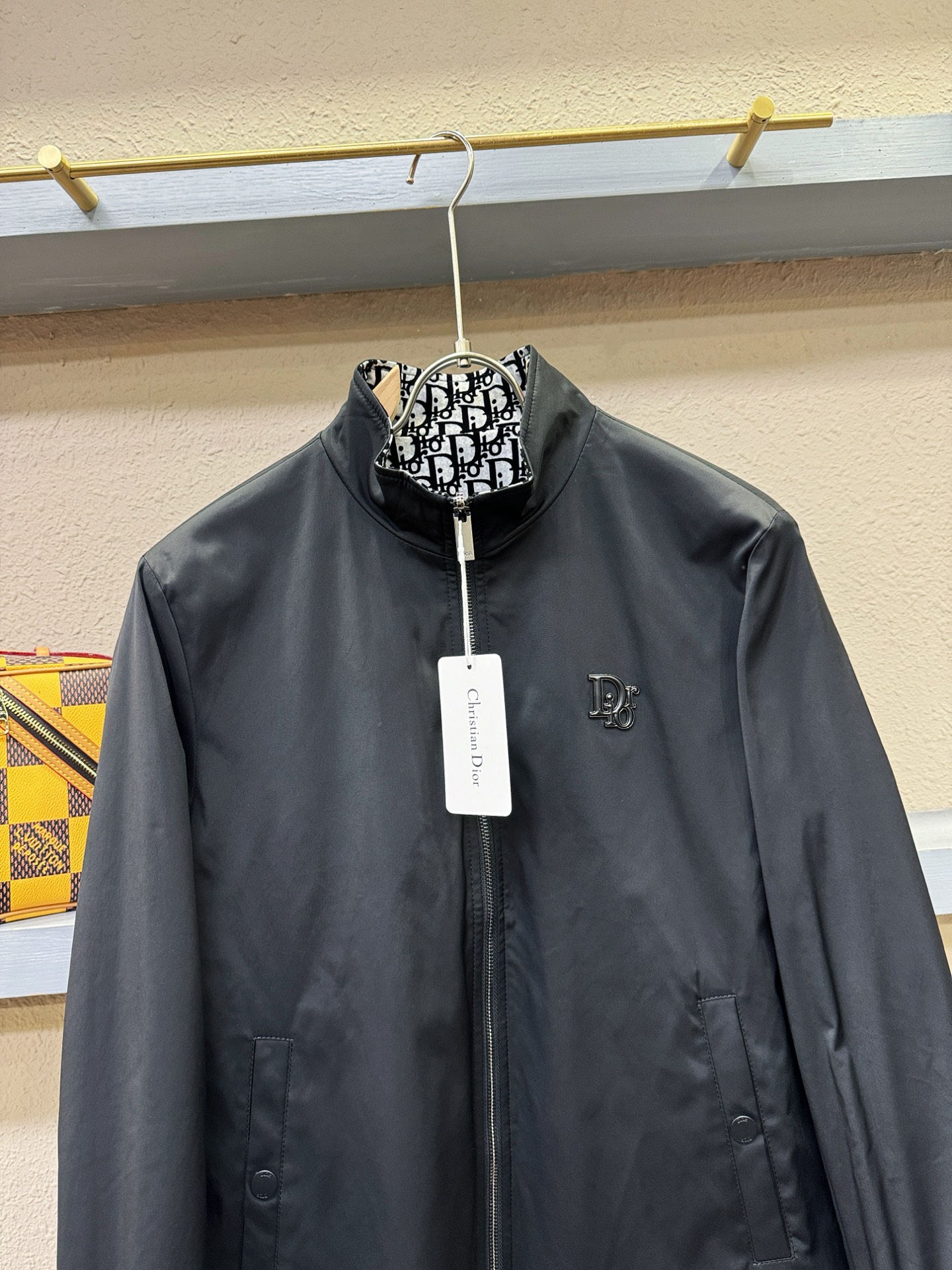 双面夹克 Dior迪奥 2025秋冬新款双面夹克外套，两面可穿，原单狠货 意大利进口面料时尚夹克外套。欧