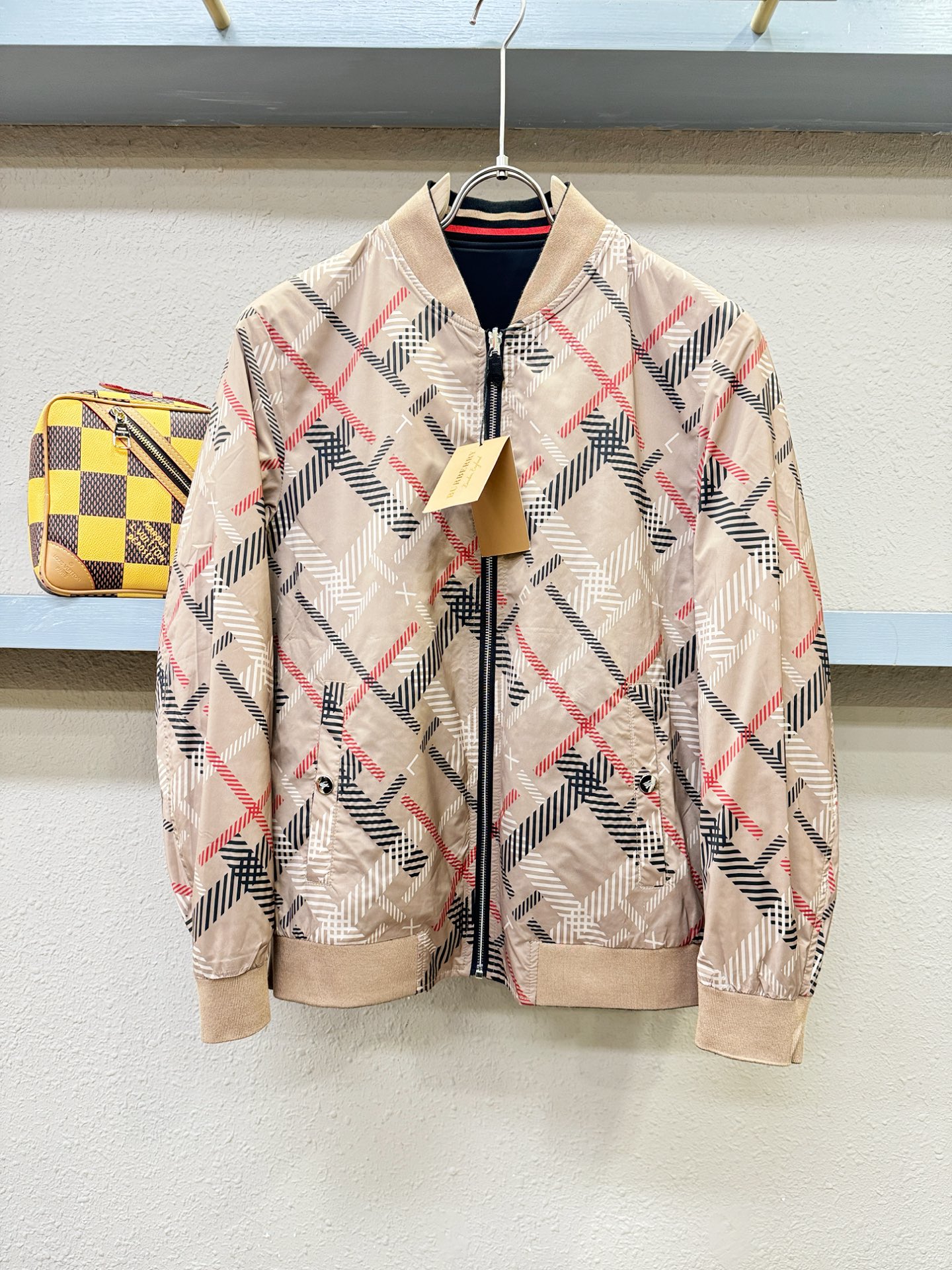 双面夹克 BURBERRY巴宝莉 2025秋冬新款双面夹克外套，两面可穿，原单狠货 意大利进口面料时尚夹