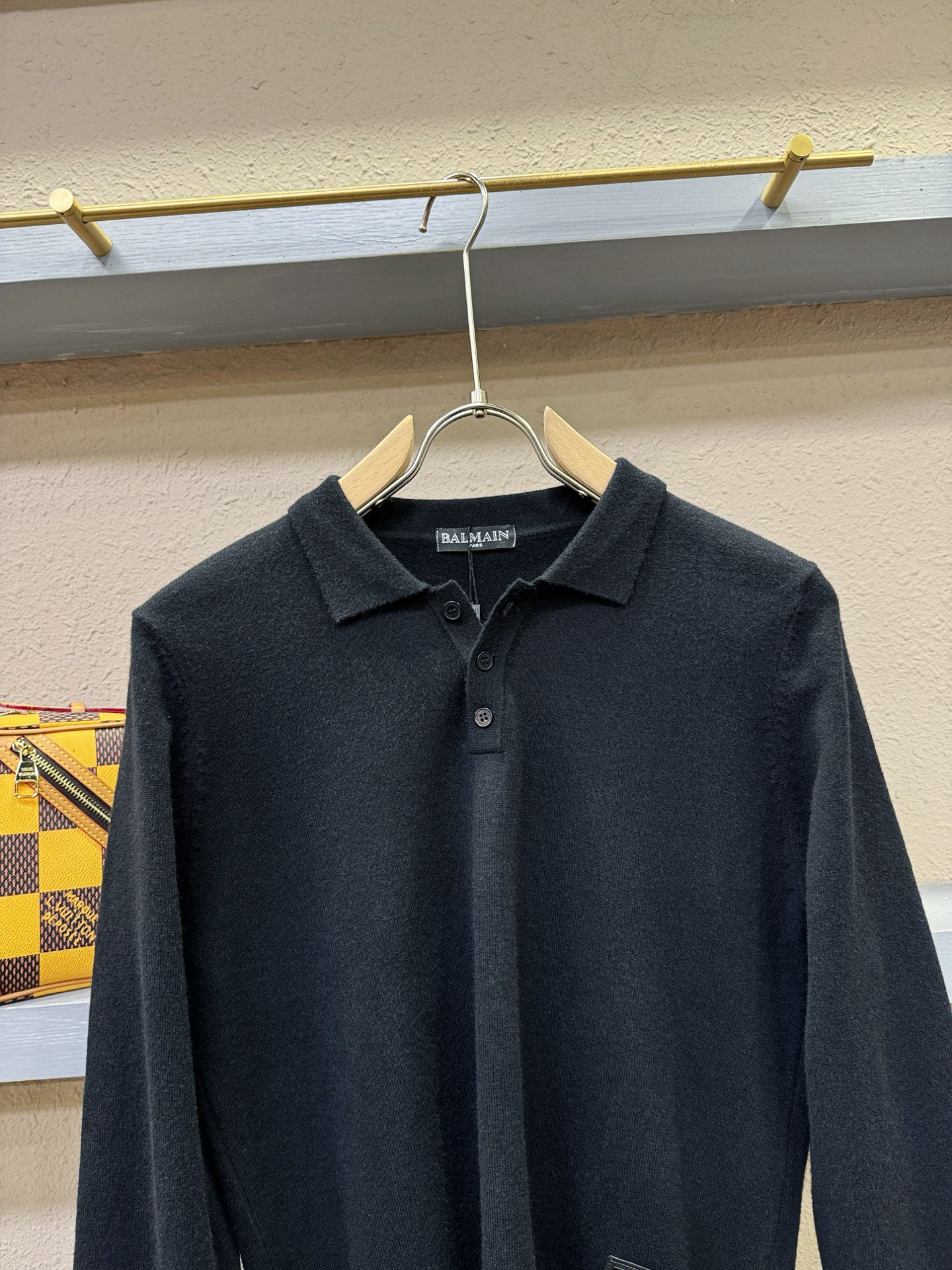 巴尔曼 2025新款毛衣，胸前logo设计！贸易公司渠道稀出，同步官网发售！秋冬系列经典设计！此款毛衣甄