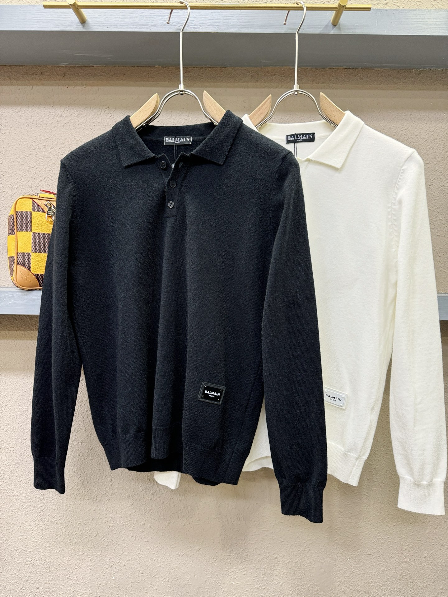 巴尔曼 2025新款毛衣，胸前logo设计！贸易公司渠道稀出，同步官网发售！秋冬系列经典设计！此款毛衣甄