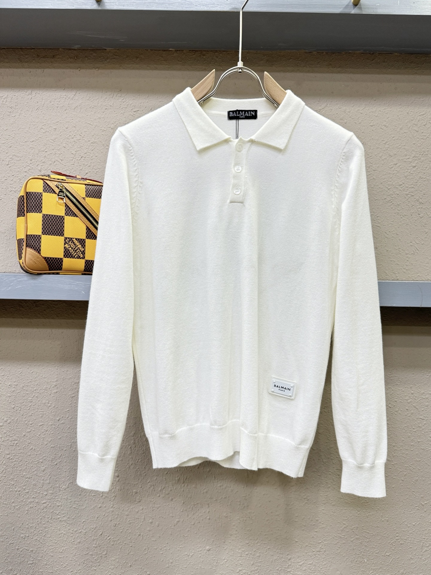 巴尔曼 2025新款毛衣，胸前logo设计！贸易公司渠道稀出，同步官网发售！秋冬系列经典设计！此款毛衣甄