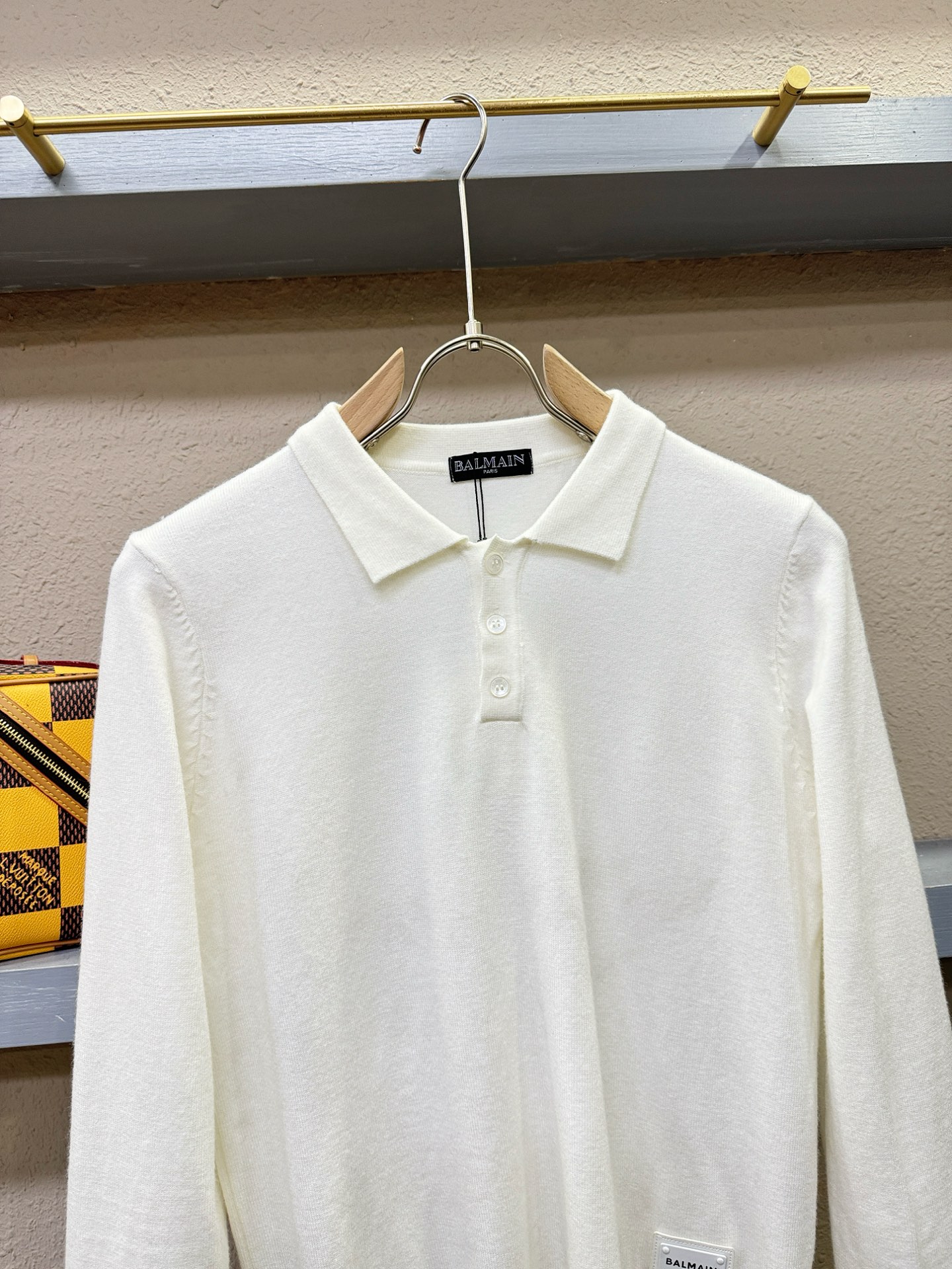 巴尔曼 2025新款毛衣，胸前logo设计！贸易公司渠道稀出，同步官网发售！秋冬系列经典设计！此款毛衣甄