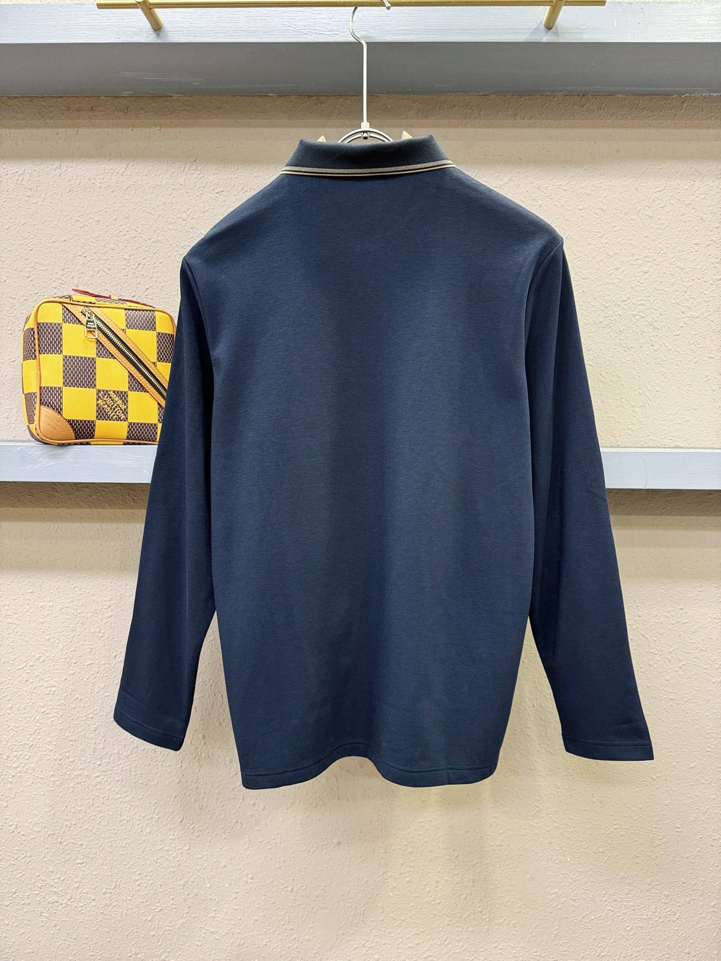 Loro Piana诺悠翩雅 2025秋季新品，官网同步 经典大气百搭Polo领长袖T恤，顶级原版面料，