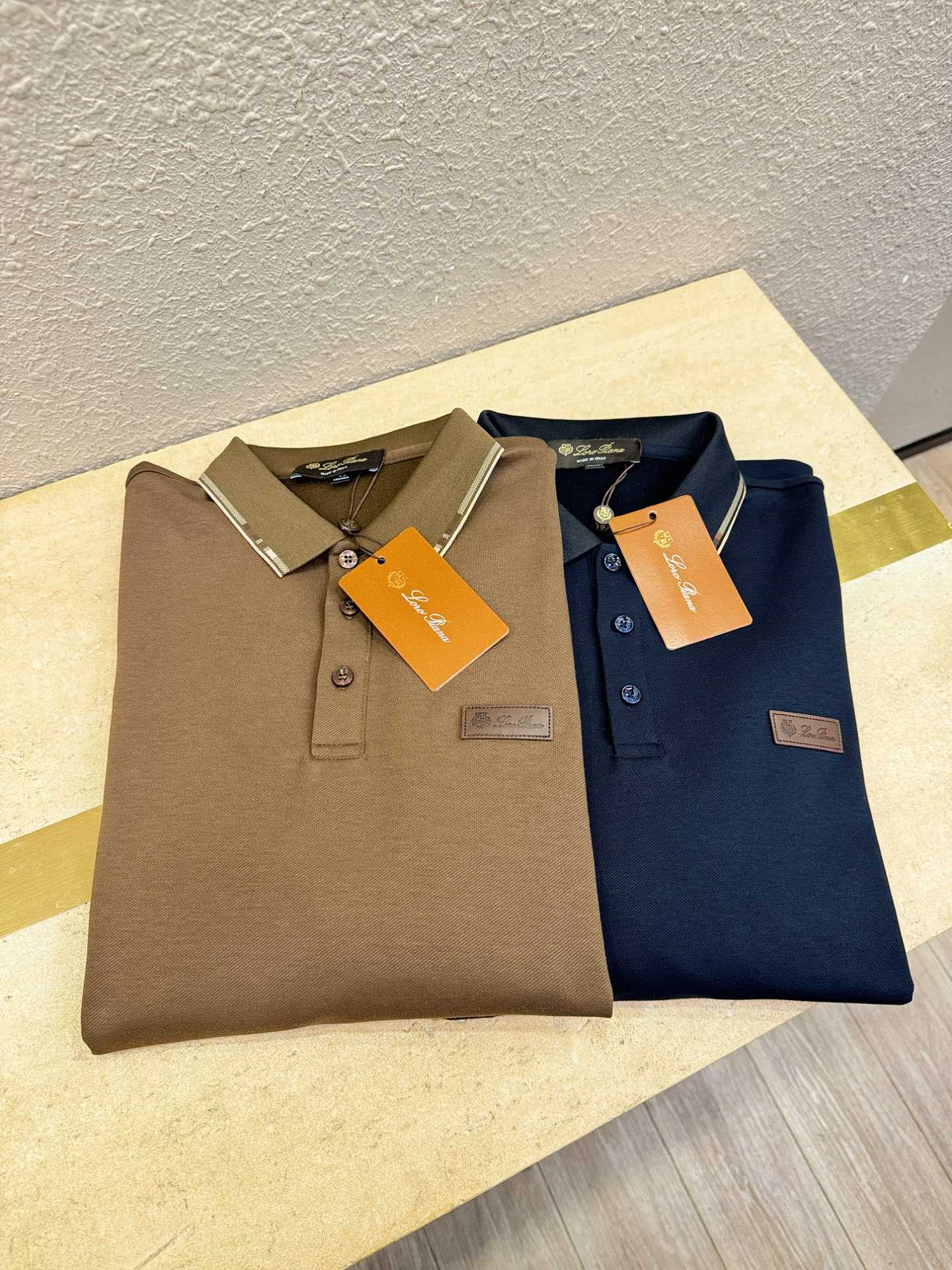 Loro Piana诺悠翩雅 2025秋季新品，官网同步 经典大气百搭Polo领长袖T恤，顶级原版面料，