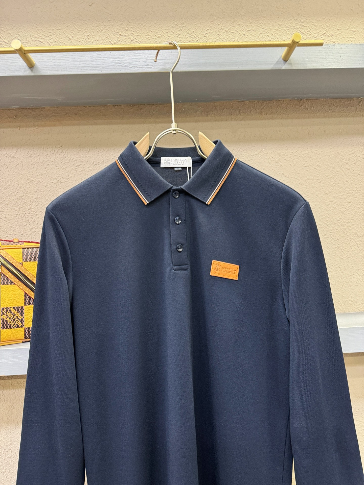 BC布鲁提 2025秋季新品，官网同步 经典大气百搭Polo领长袖T恤，顶级原版面料，质感细腻 超柔软亲