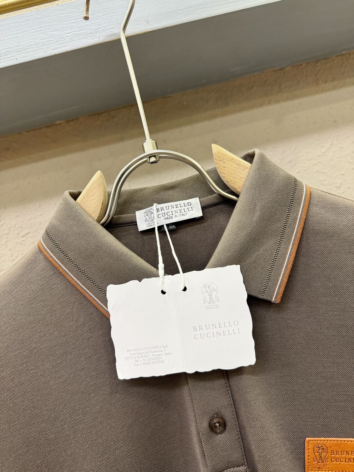 BC布鲁提 2025秋季新品，官网同步 经典大气百搭Polo领长袖T恤，顶级原版面料，质感细腻 超柔软亲