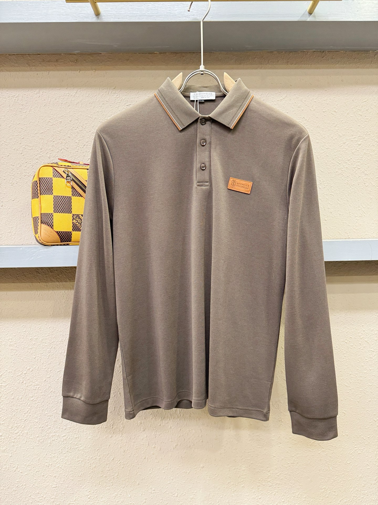 BC布鲁提 2025秋季新品，官网同步 经典大气百搭Polo领长袖T恤，顶级原版面料，质感细腻 超柔软亲