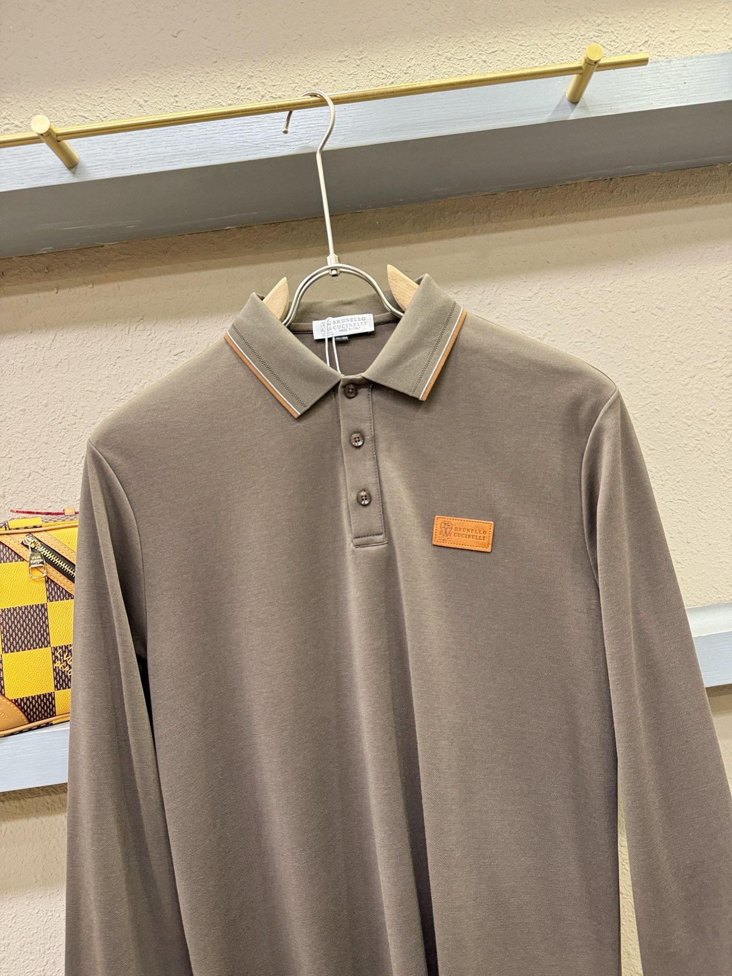 BC布鲁提 2025秋季新品，官网同步 经典大气百搭Polo领长袖T恤，顶级原版面料，质感细腻 超柔软亲