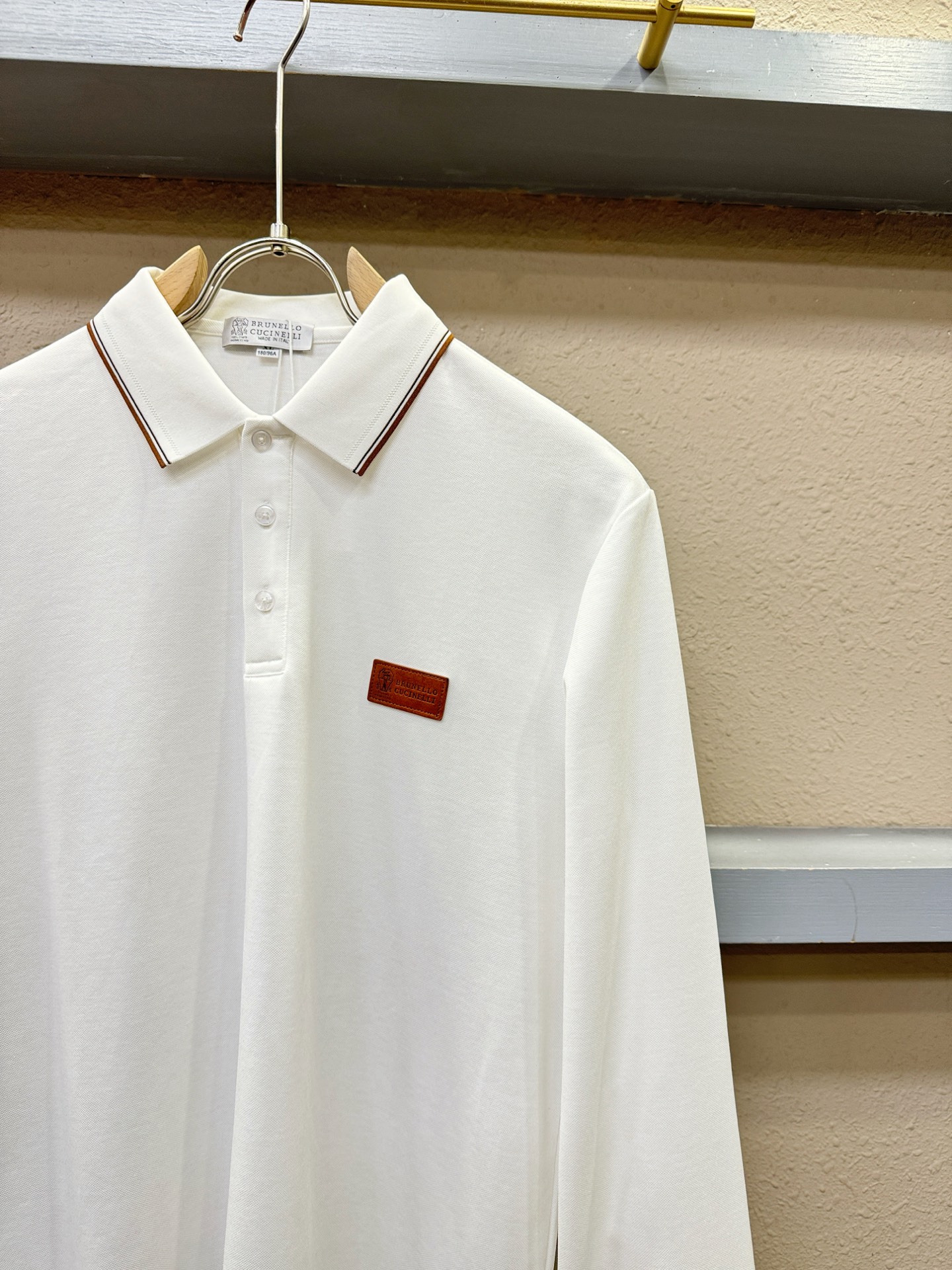 BC布鲁提 2025秋季新品，官网同步 经典大气百搭Polo领长袖T恤，顶级原版面料，质感细腻 超柔软亲