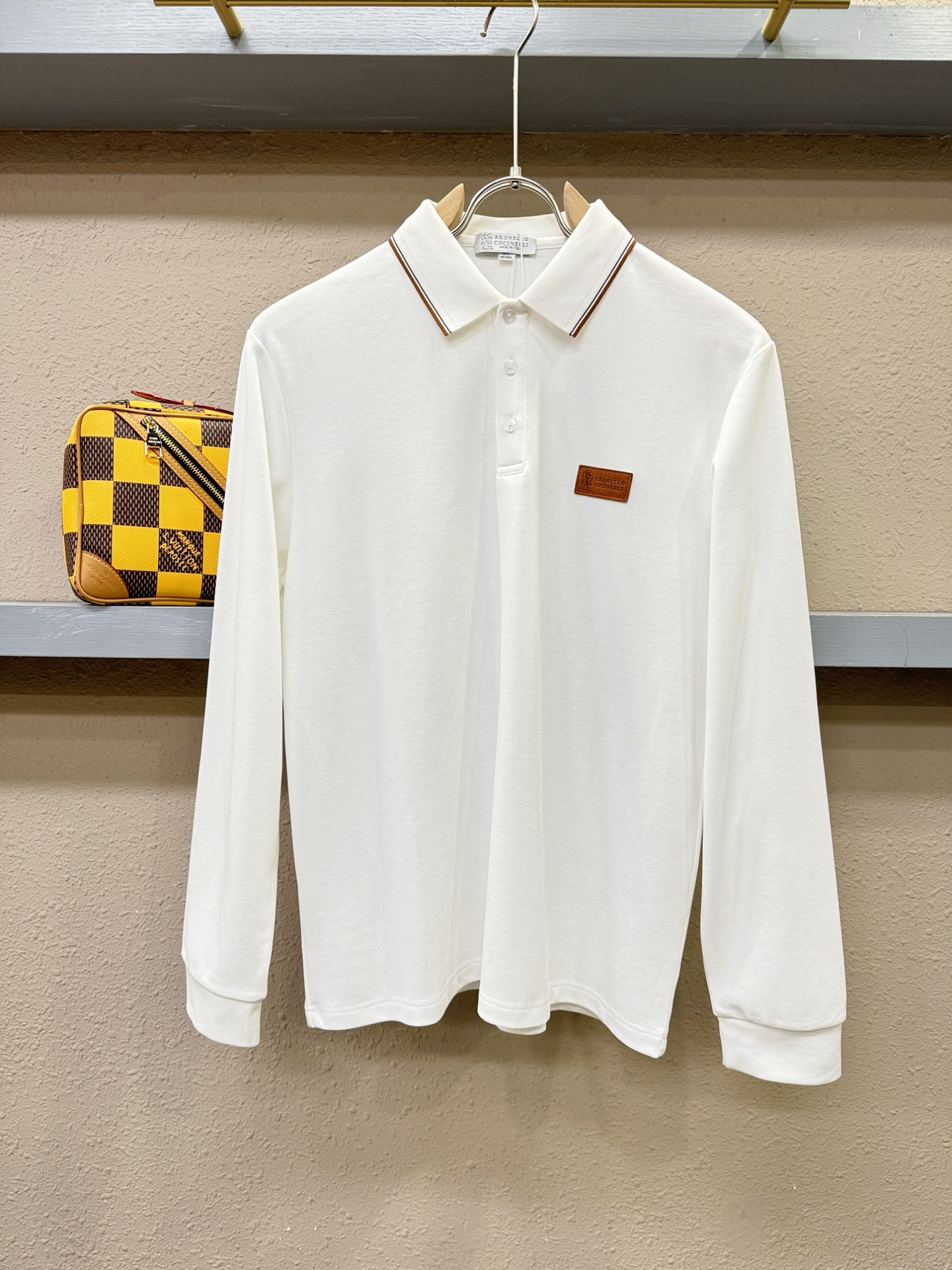 BC布鲁提 2025秋季新品，官网同步 经典大气百搭Polo领长袖T恤，顶级原版面料，质感细腻 超柔软亲