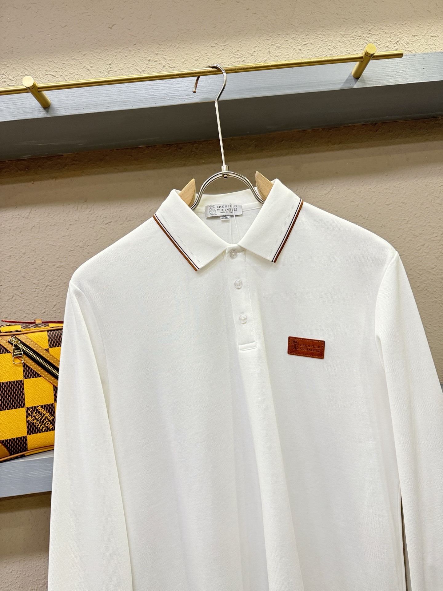 BC布鲁提 2025秋季新品，官网同步 经典大气百搭Polo领长袖T恤，顶级原版面料，质感细腻 超柔软亲